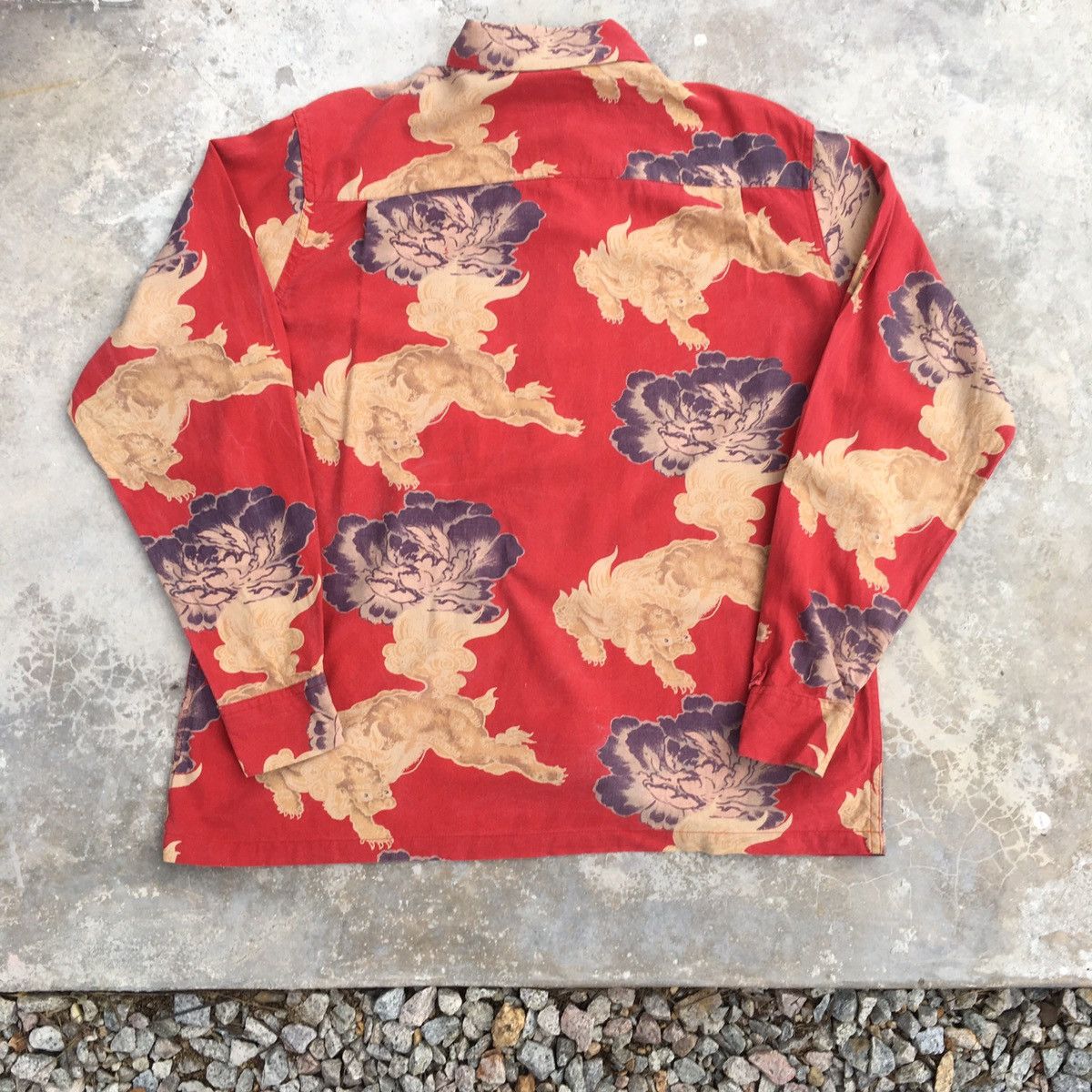 Vintage Vintage MAKANA LEI Silk Hawaiian Shirt Size US M / EU 48-50 / 2 - 7 Thumbnail