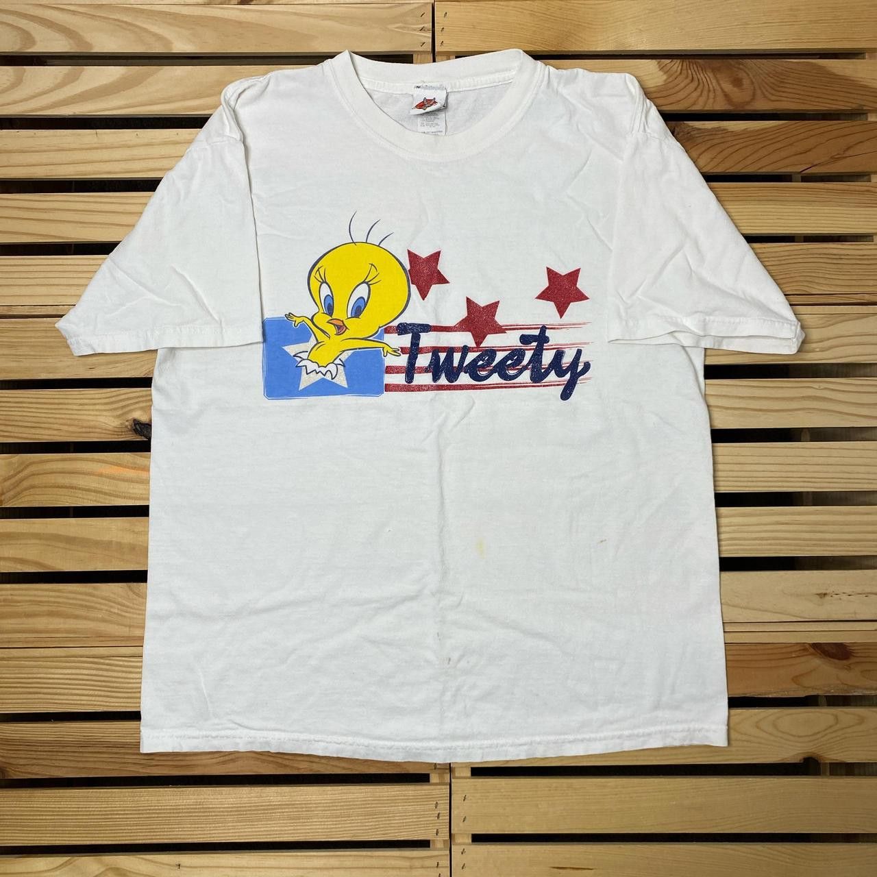 Other Vintage Looney Tunes x Tweety Bird White Tee Size Large Size US L / EU 52-54 / 3 - 1 Thumbnail