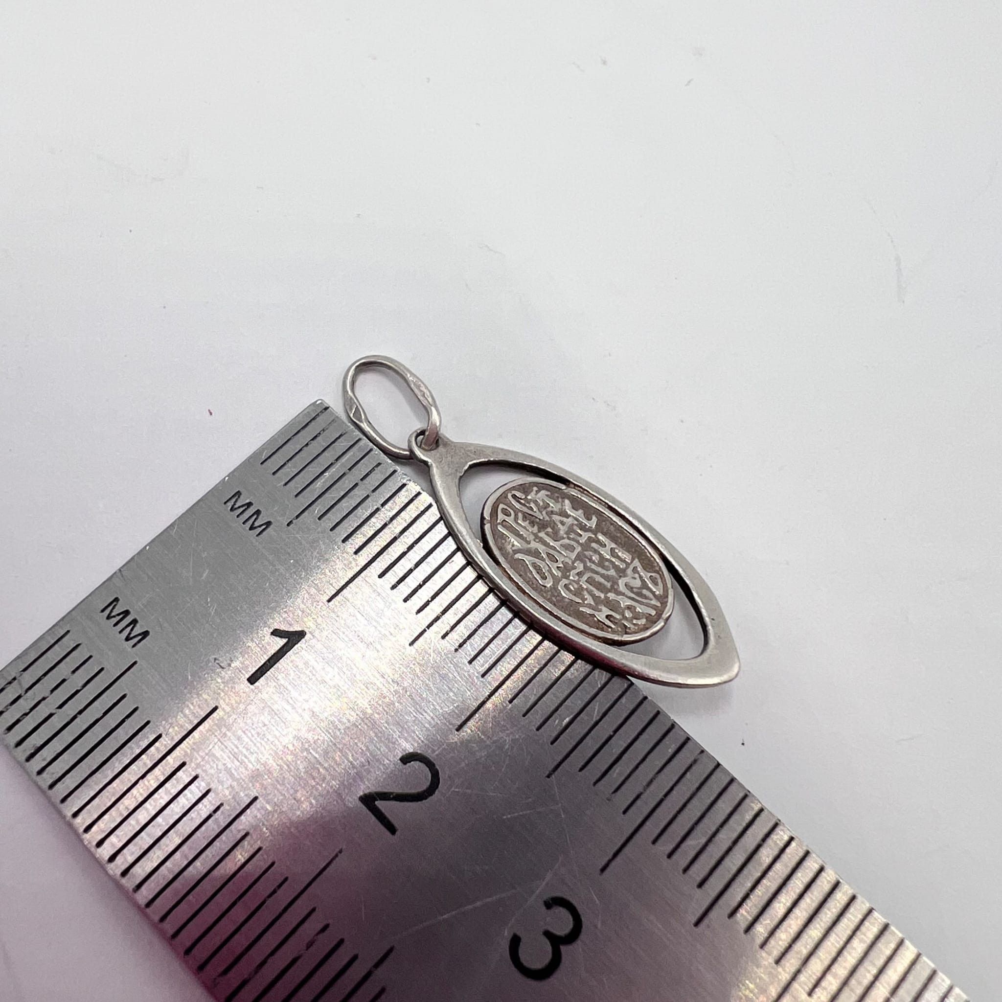 Vintage Vintage Sterling Silver 925 Virgin Mary Pendant - Religious Size ONE SIZE - 6 Thumbnail