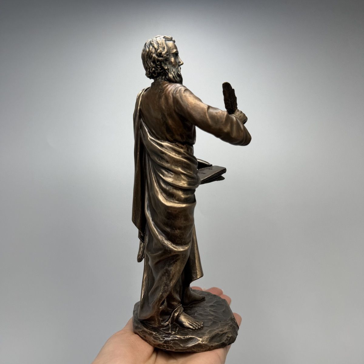Other St Matthew Apostle Statue Figure Bronze Finish Religious Size ONE SIZE - 10 Thumbnail