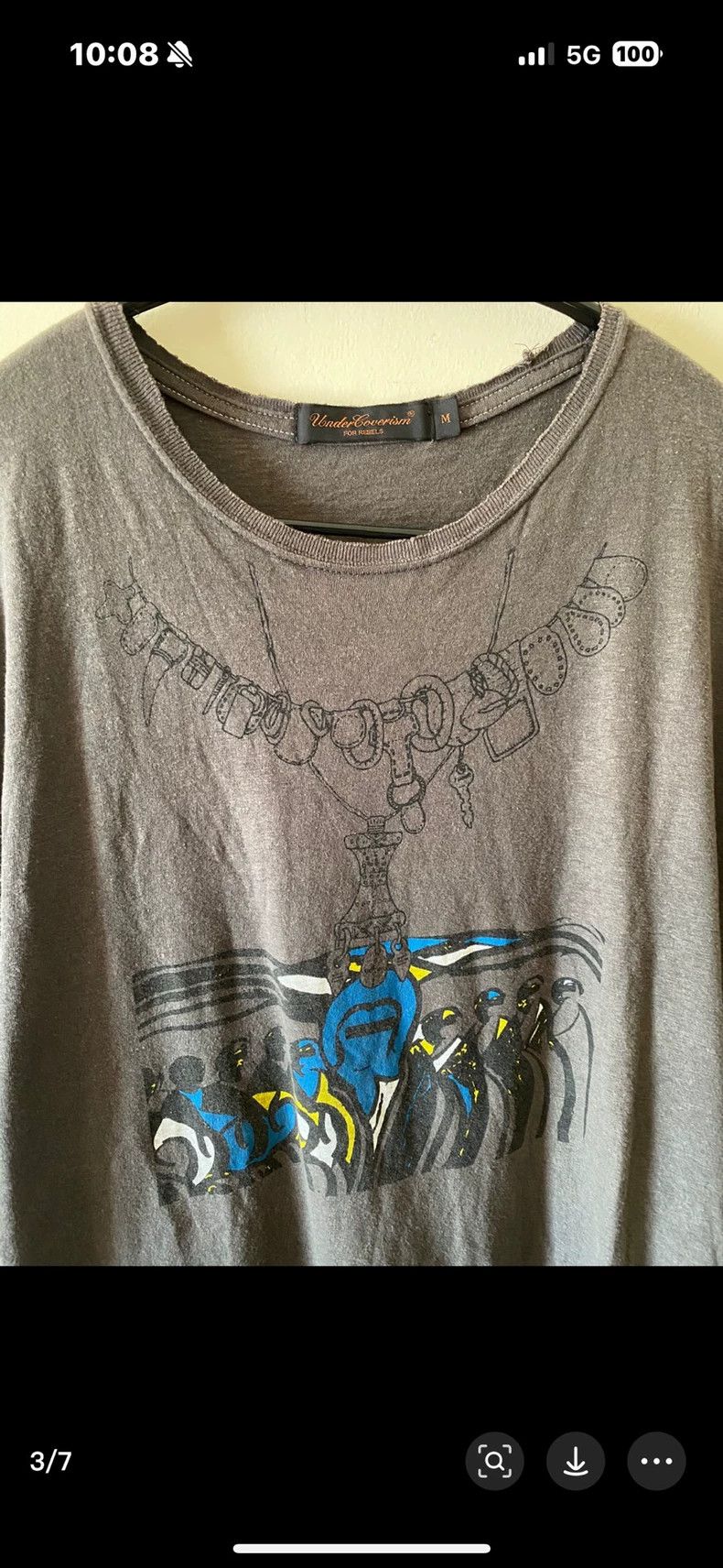 Undercover UNDERCOVER03 SS SCAB Period Necklace Short Sleeve 2504-Next Size US M / EU 48-50 / 2 - 2 Thumbnail