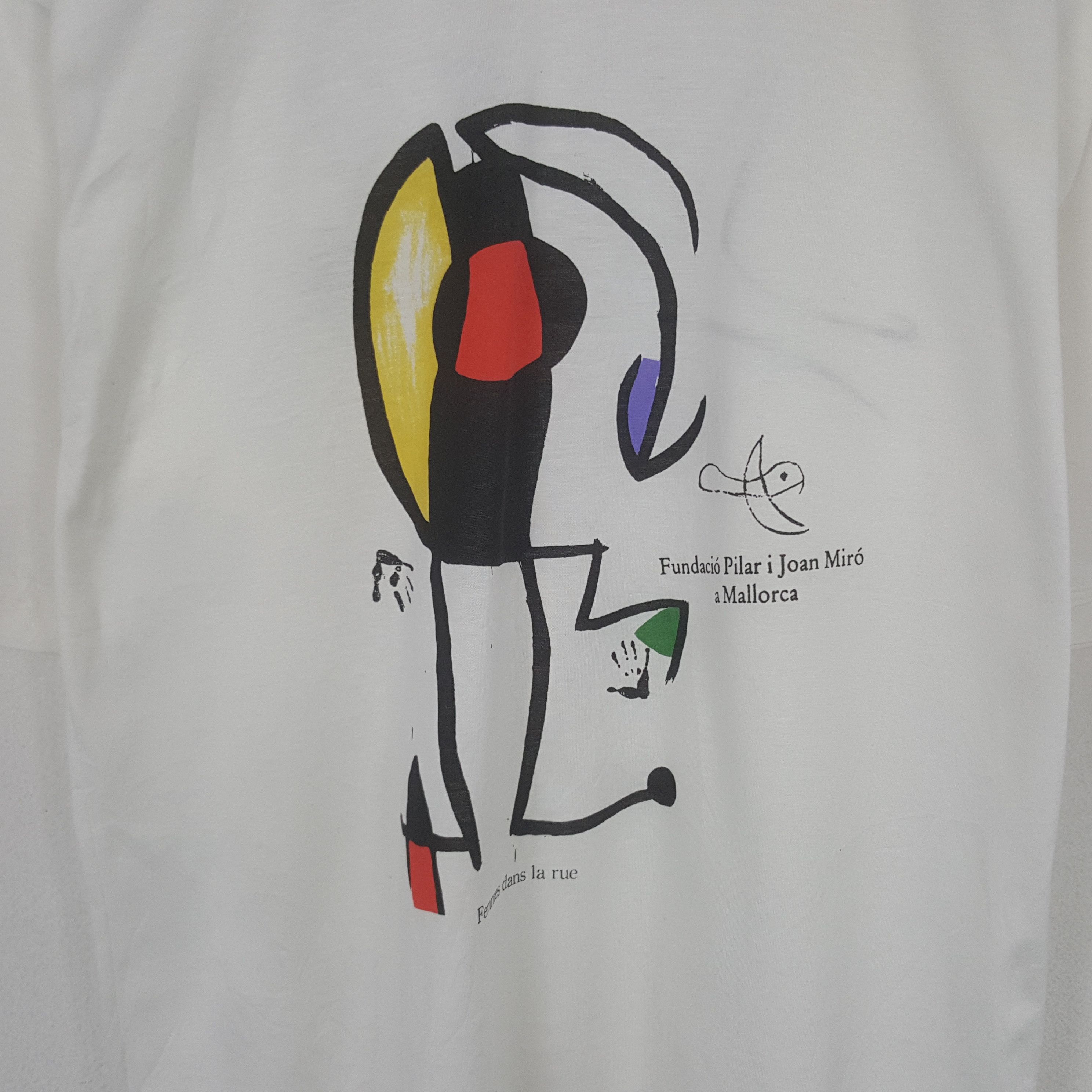 Other Vintage Fundacio Pilar Joan miro A Mallorca Tshirt Size US M / EU 48-50 / 2 - 2 Thumbnail