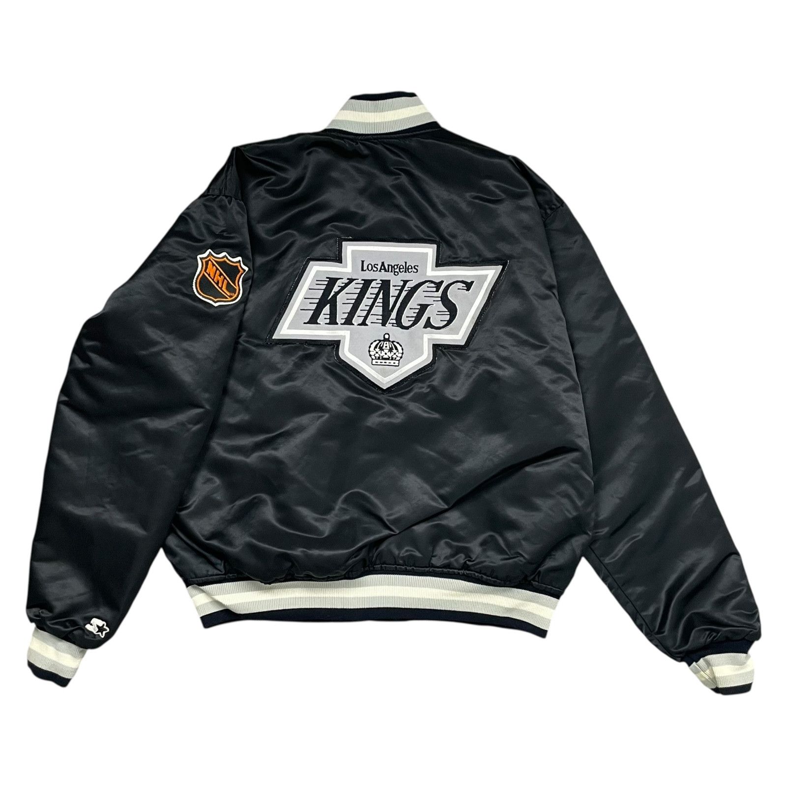 NHL VTG 90s LOS ANGELES KINGS STARTER SATIN BOMBER JACKET L Size US L / EU 52-54 / 3 - 1 Thumbnail