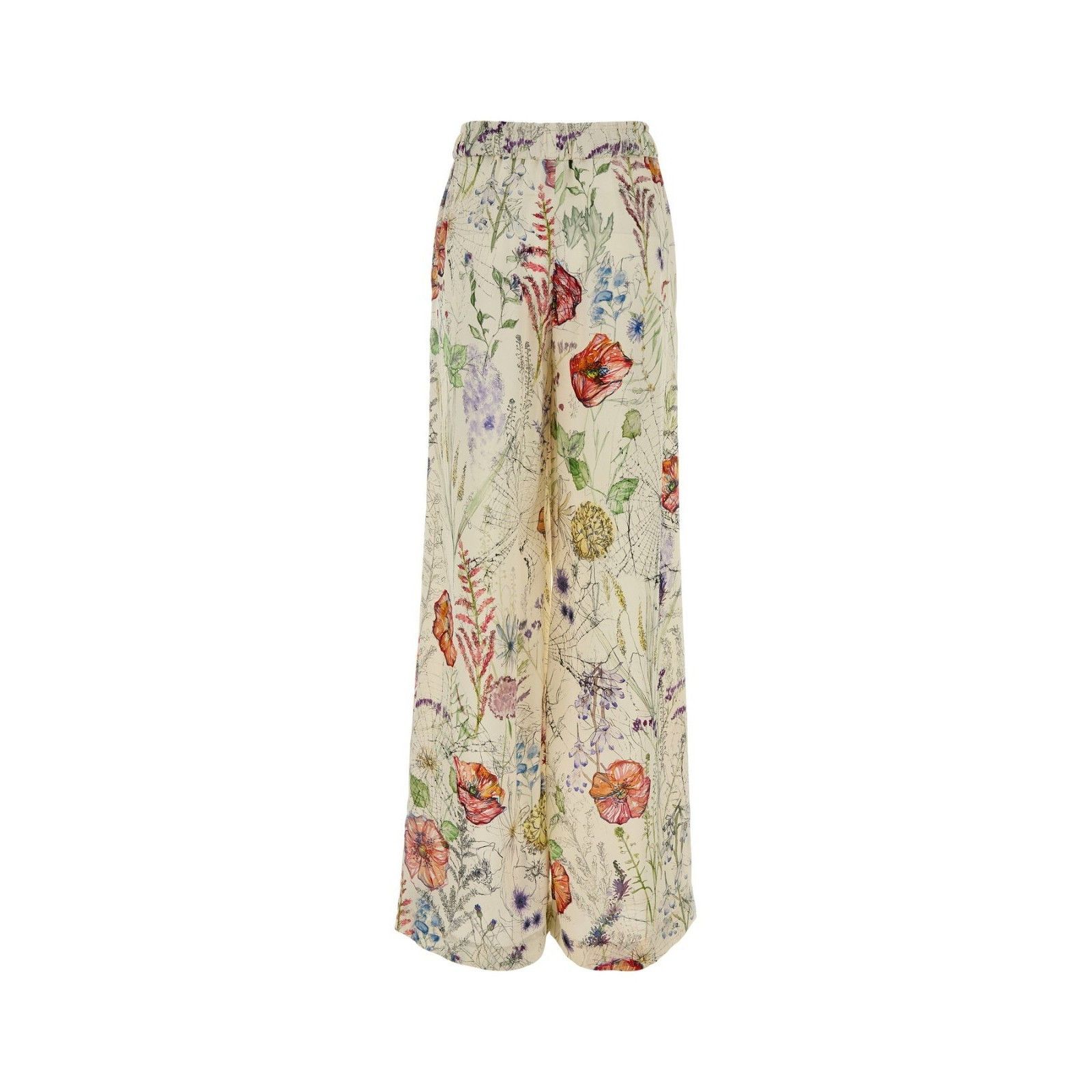 Alexander McQueen ALEXANDER MCQUEEN Multicolor Printed Crepe Pyjamas Pant New Size 30" / US 8 / IT 44 - 2 Thumbnail