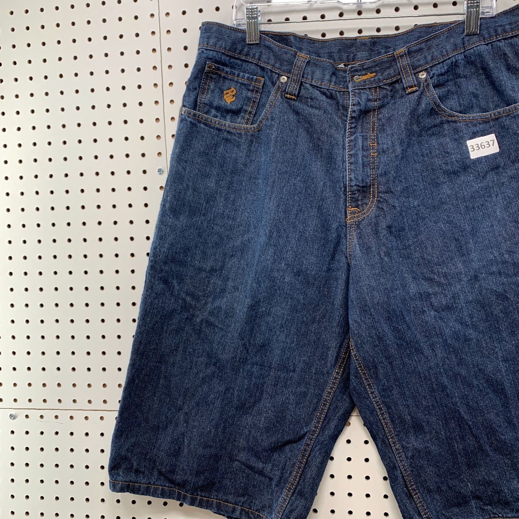 Rocawear VINTAGE Rocawear Denimi Blue Shorts Mens FITS 36X13 Bermuda Hip Hop Logo 36 Blue Size US 36 / EU 52 - 4 Thumbnail