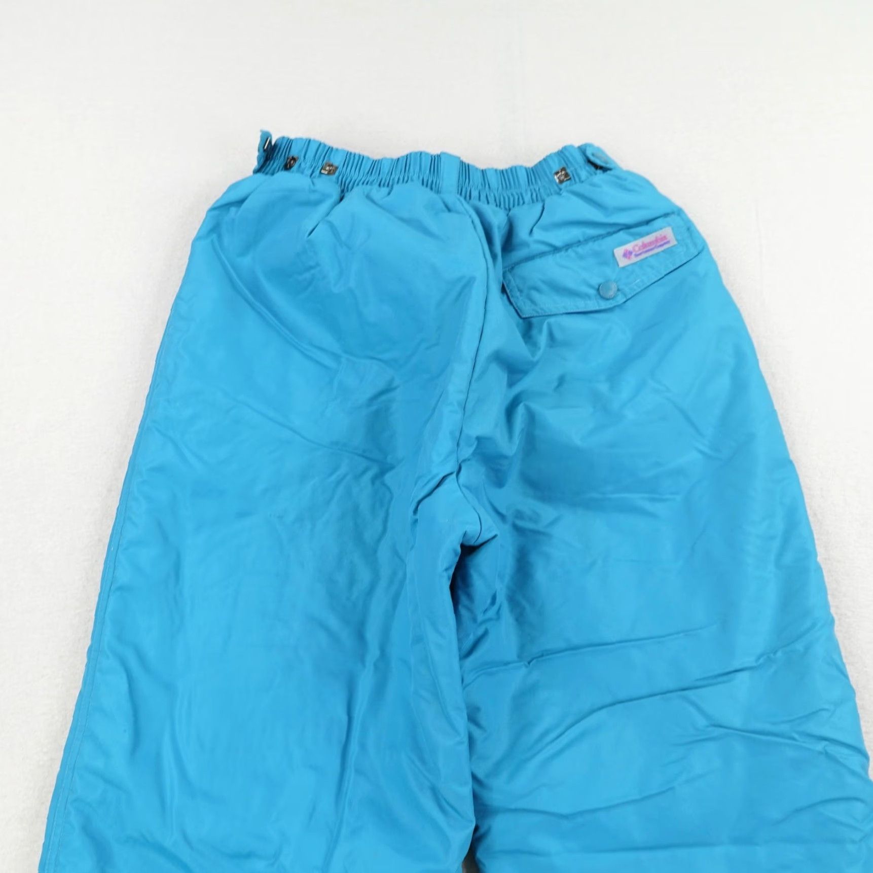 Vintage VINTAGE Columbia Snow Pants Womens Large Blue Teal Insulated Size 36" / US 14 / IT 50 - 5 Thumbnail