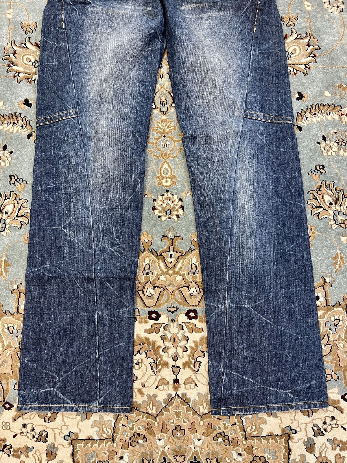 If Six Was Nine VINTAGE DISTRESSED DOUBLE WAIST SORRIDERE RARE DENIM PANTS Size US 29 - 5 Thumbnail