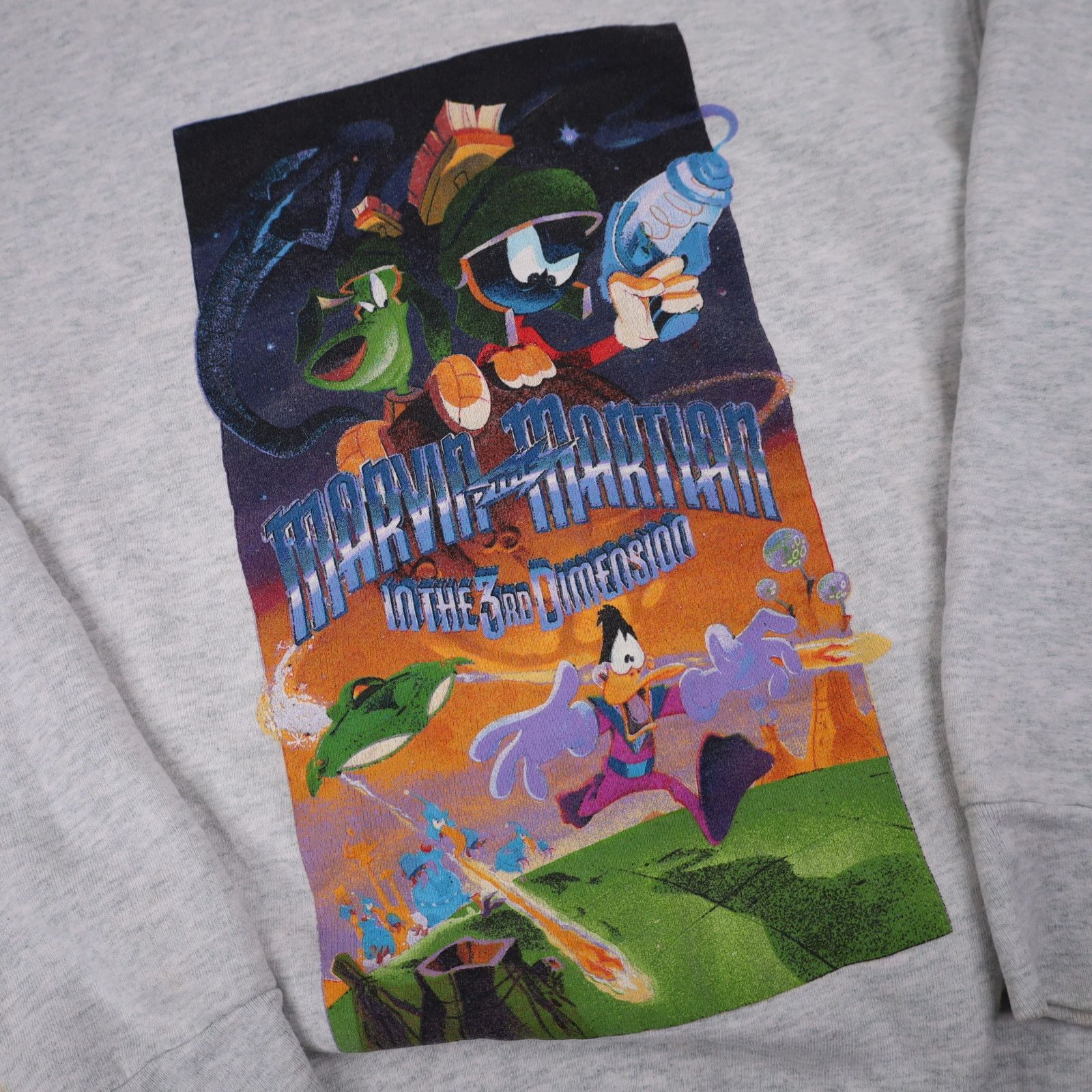 Vintage Vintage Marvin the Martian In the 3rd Dimension Sweatshirt Size US M / EU 48-50 / 2 - 3 Thumbnail