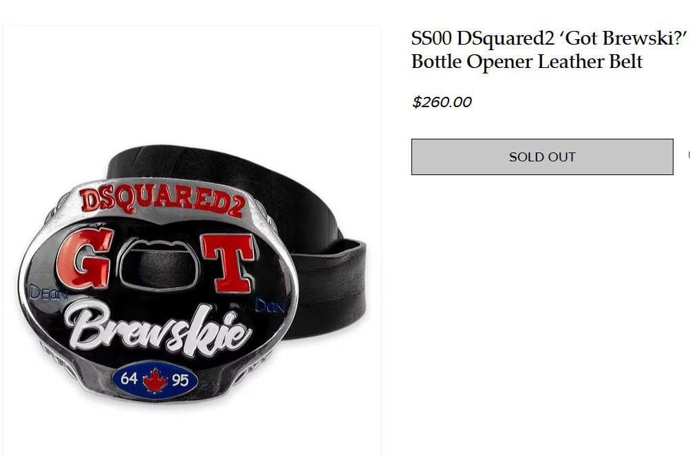 Dsquared2 Dsquared2 buckle belt Got Brewskie with Bottle Opener Size ONE SIZE - 10 Thumbnail