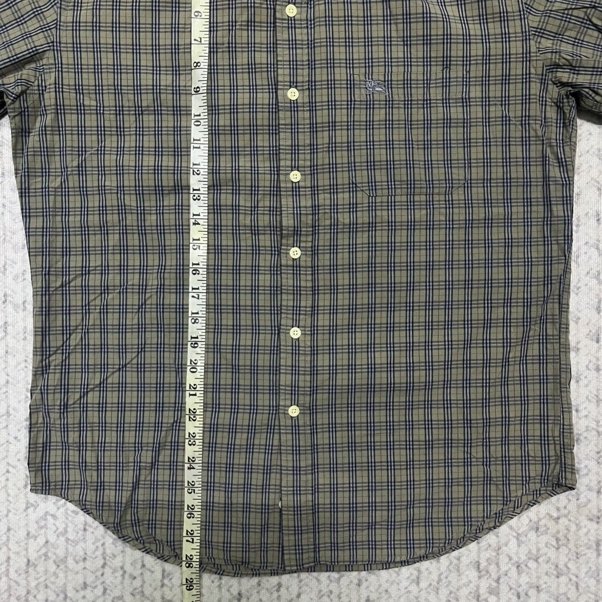 Burberry Rare Faded Burberry Nova Check Longsleeve Shirt Size US XL / EU 56 / 4 - 14 Thumbnail