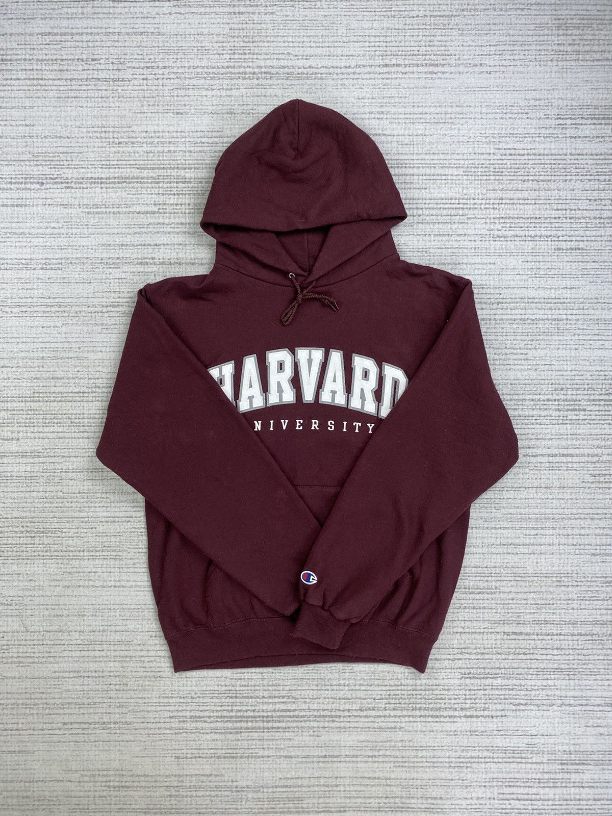 Champion Vintage 90s Champion X Harvard University Embroidery Hoodie Size US M / EU 48-50 / 2 - 6 Thumbnail