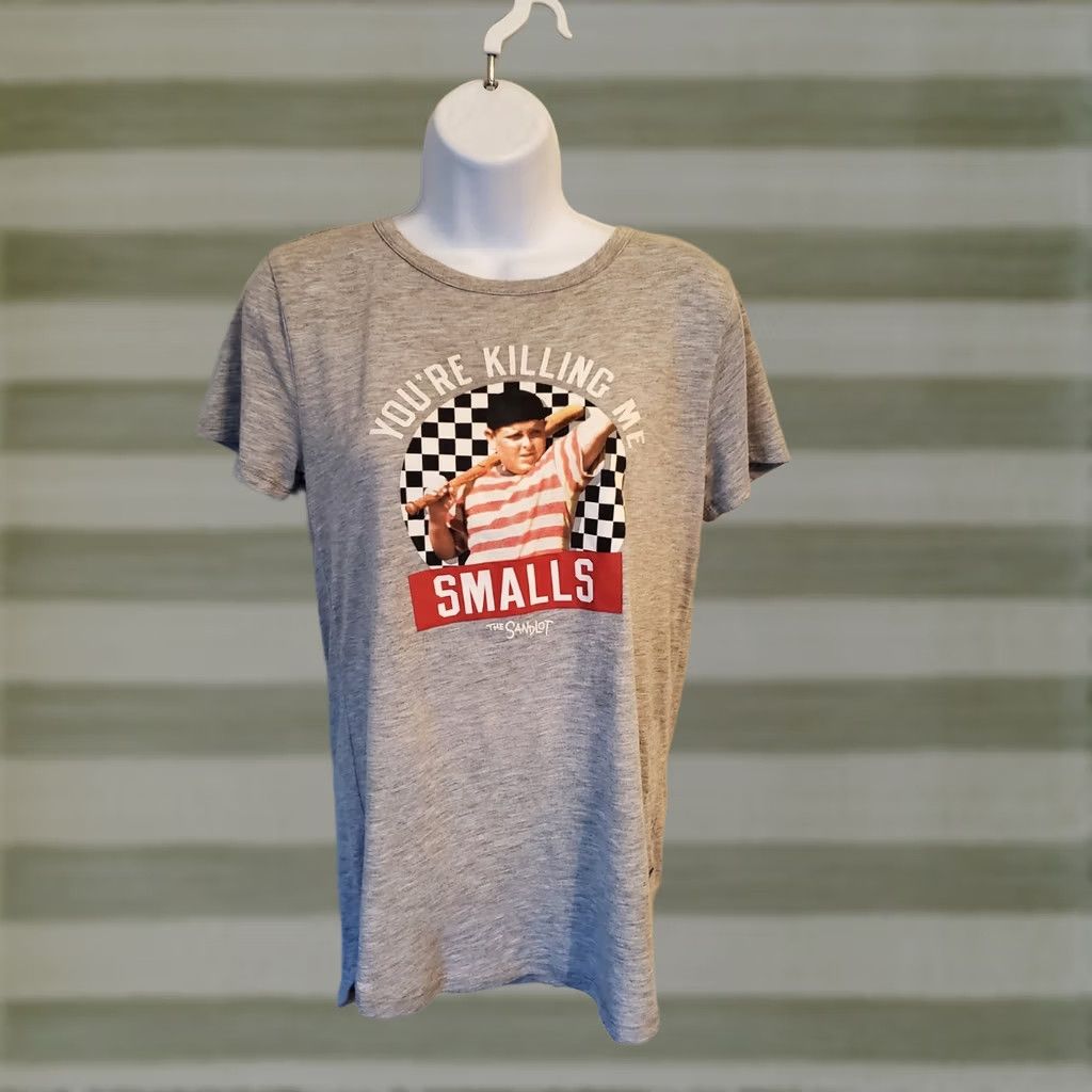 Vintage The Sandlot You're Killing Me Smalls T-Shirt Small Gray Short Sleeve Women's Size S / US 4 / IT 40 - 1 Thumbnail