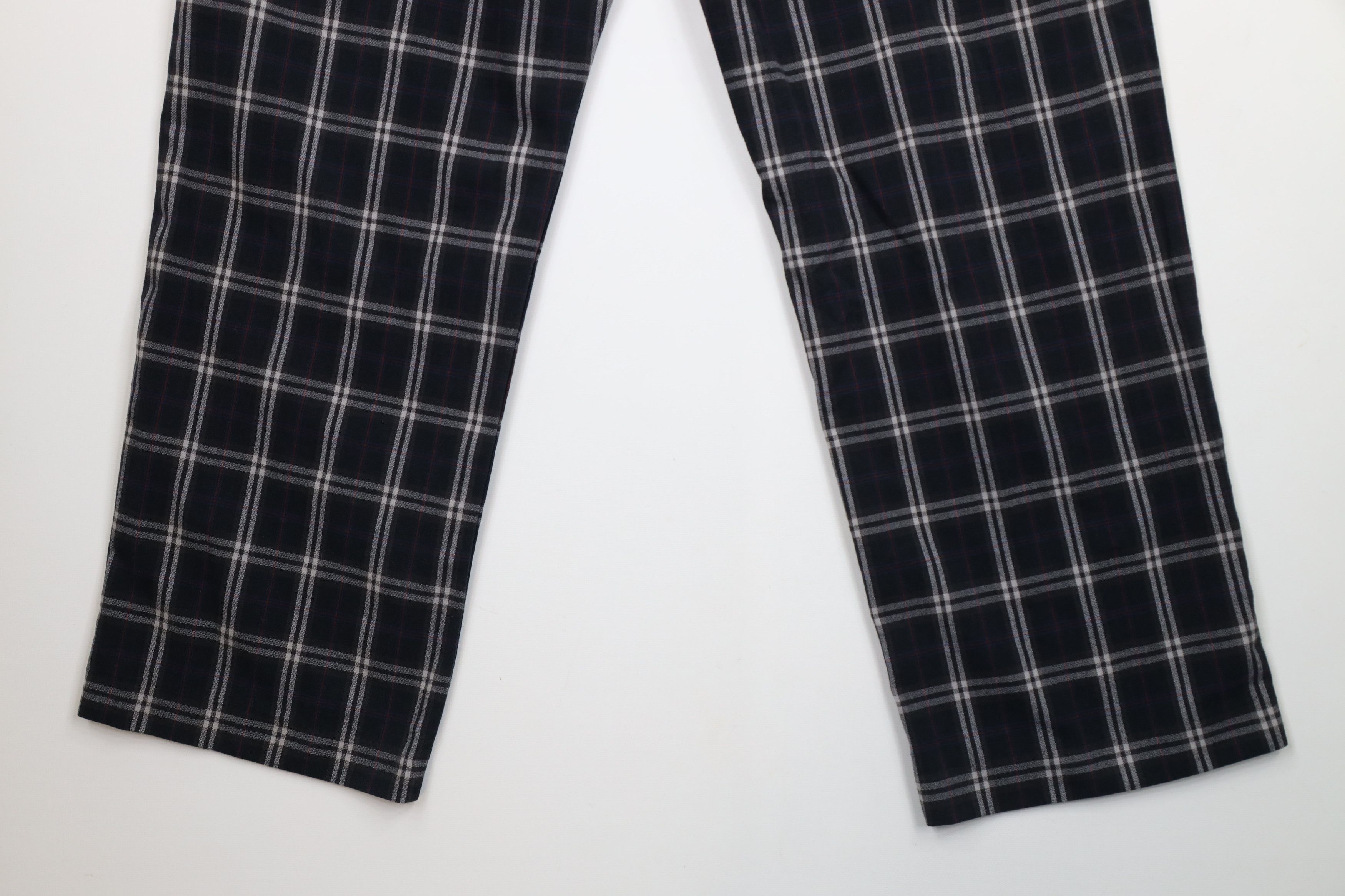 Vintage Vintage 90s Y2K Streetwear Baggy Wide Leg Chino Pants Plaid Size US 36 / EU 52 - 14 Thumbnail