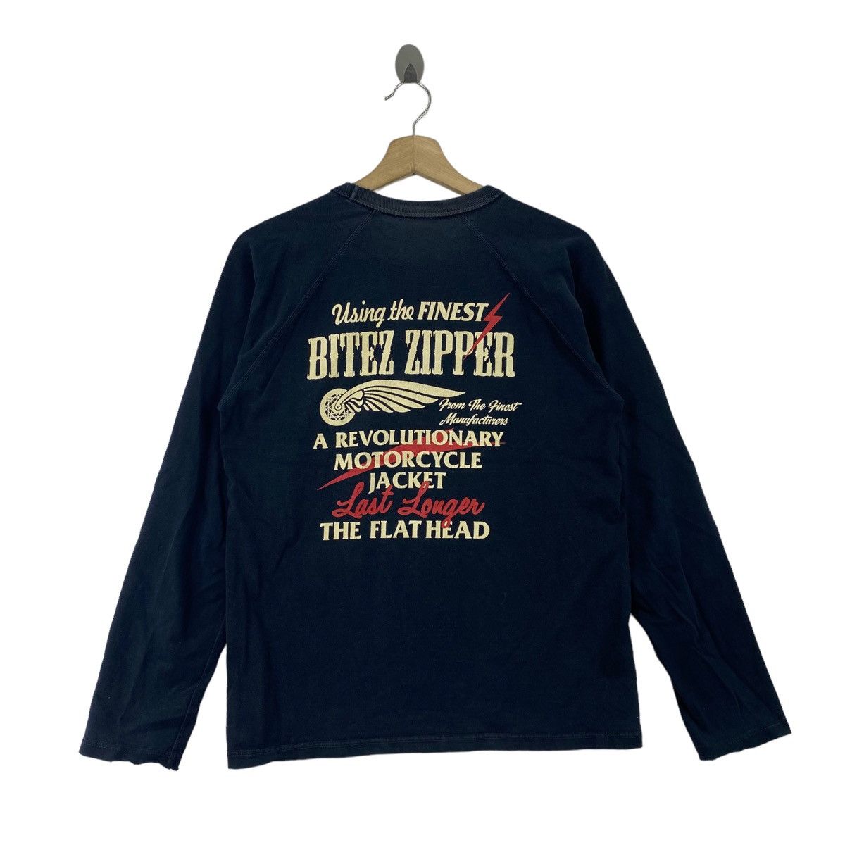 The Flat Head The FLAT HEAD Revolutionary Motorcycle Jacket Japan Navy Size US S / EU 44-46 / 1 - 1 Thumbnail