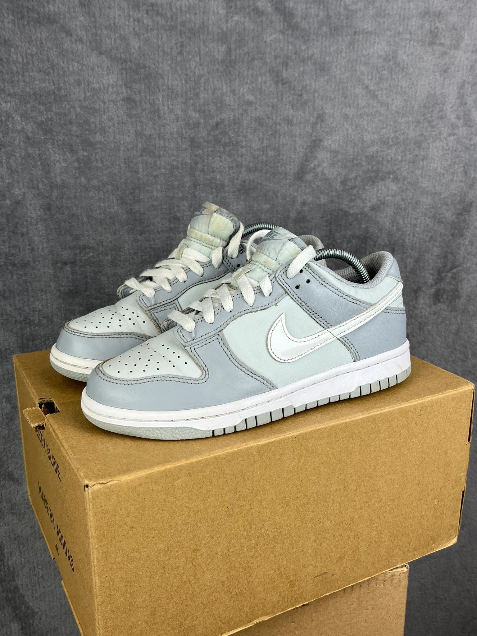 Nike Nike Dunk Low grey vintage sneakers Size US 5 / EU 37 - 1 Thumbnail