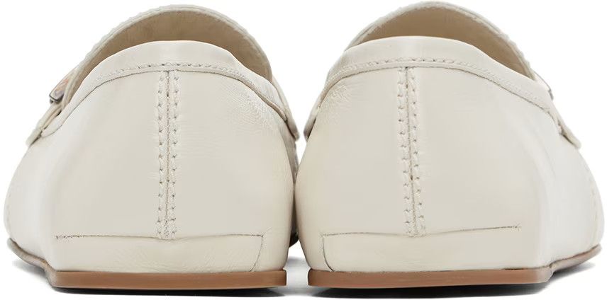 Salvatore Ferragamo o1s1rm0924 Gancini Ornament Loafers in White Size US 10 / EU 43 - 2 Thumbnail