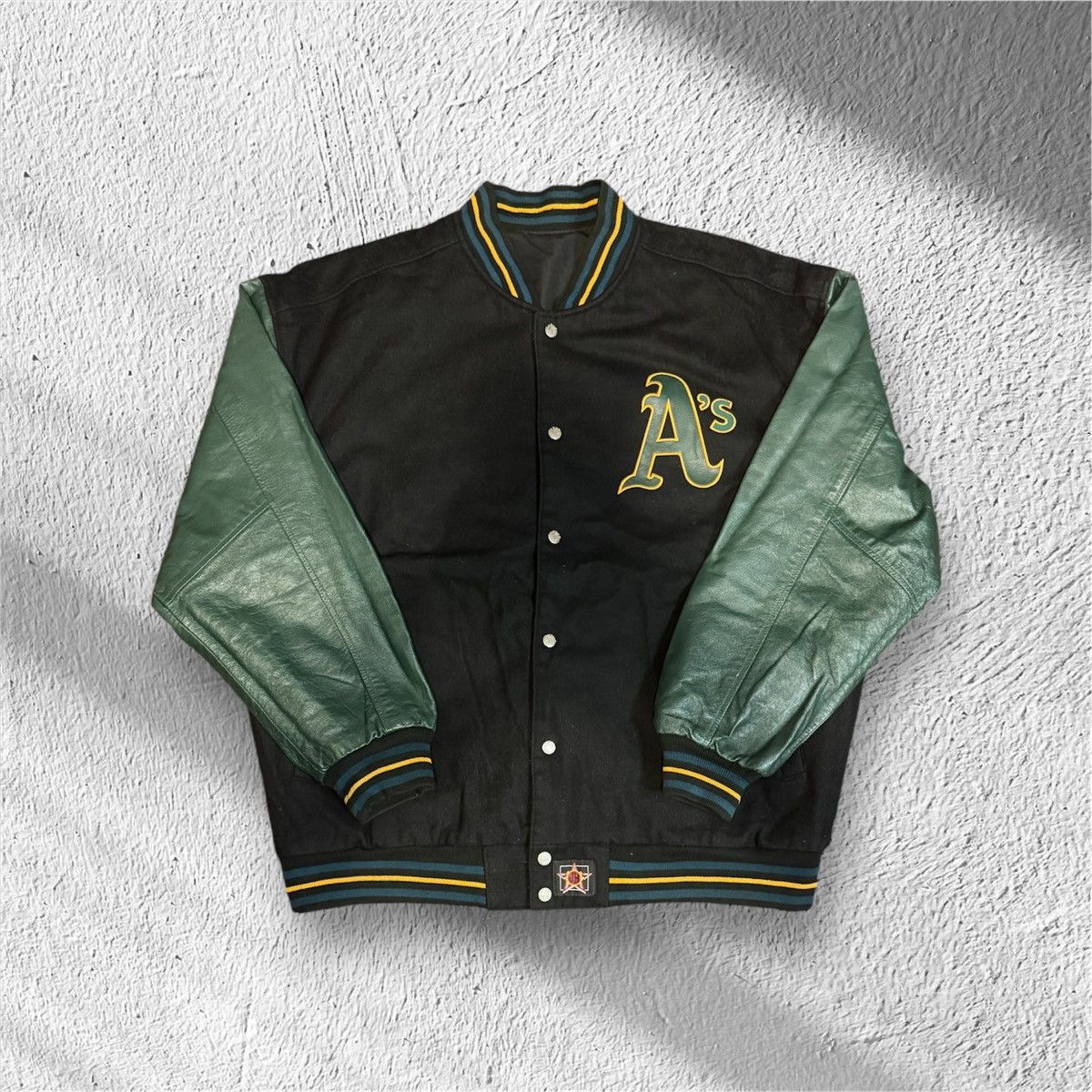 JH Design Oakland Athletics JH Designs Reversible Varsity Jacket Size US XXL / EU 58 / 5 - 3 Thumbnail