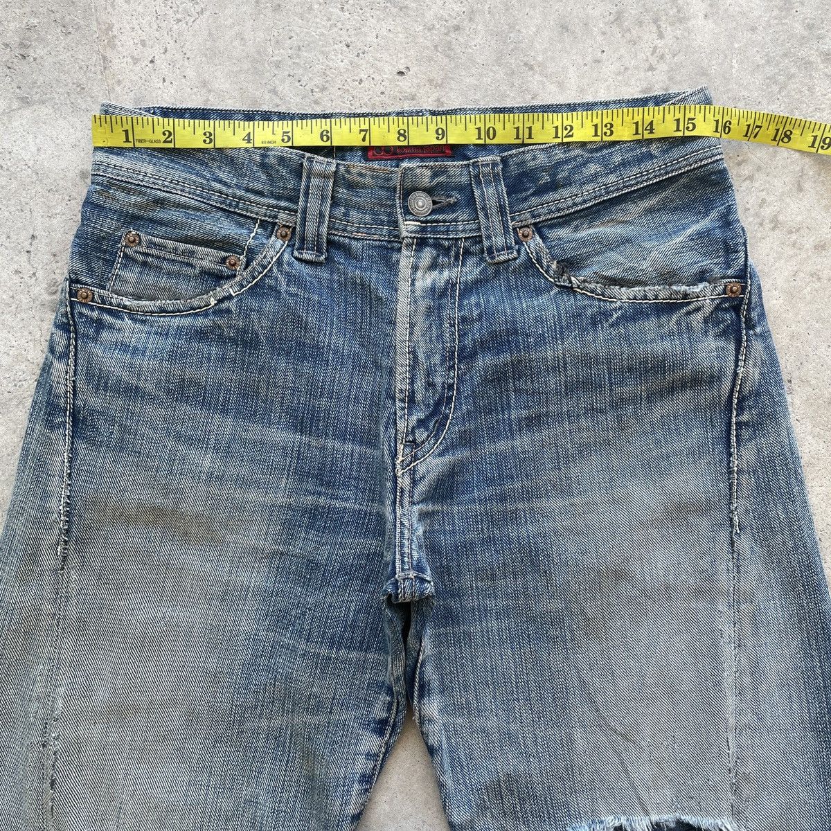 Japanese Brand Vintage JohnBull Kojima Japan Ripped Jeans Faded Pants W32 Size US 32 / EU 48 - 6 Thumbnail