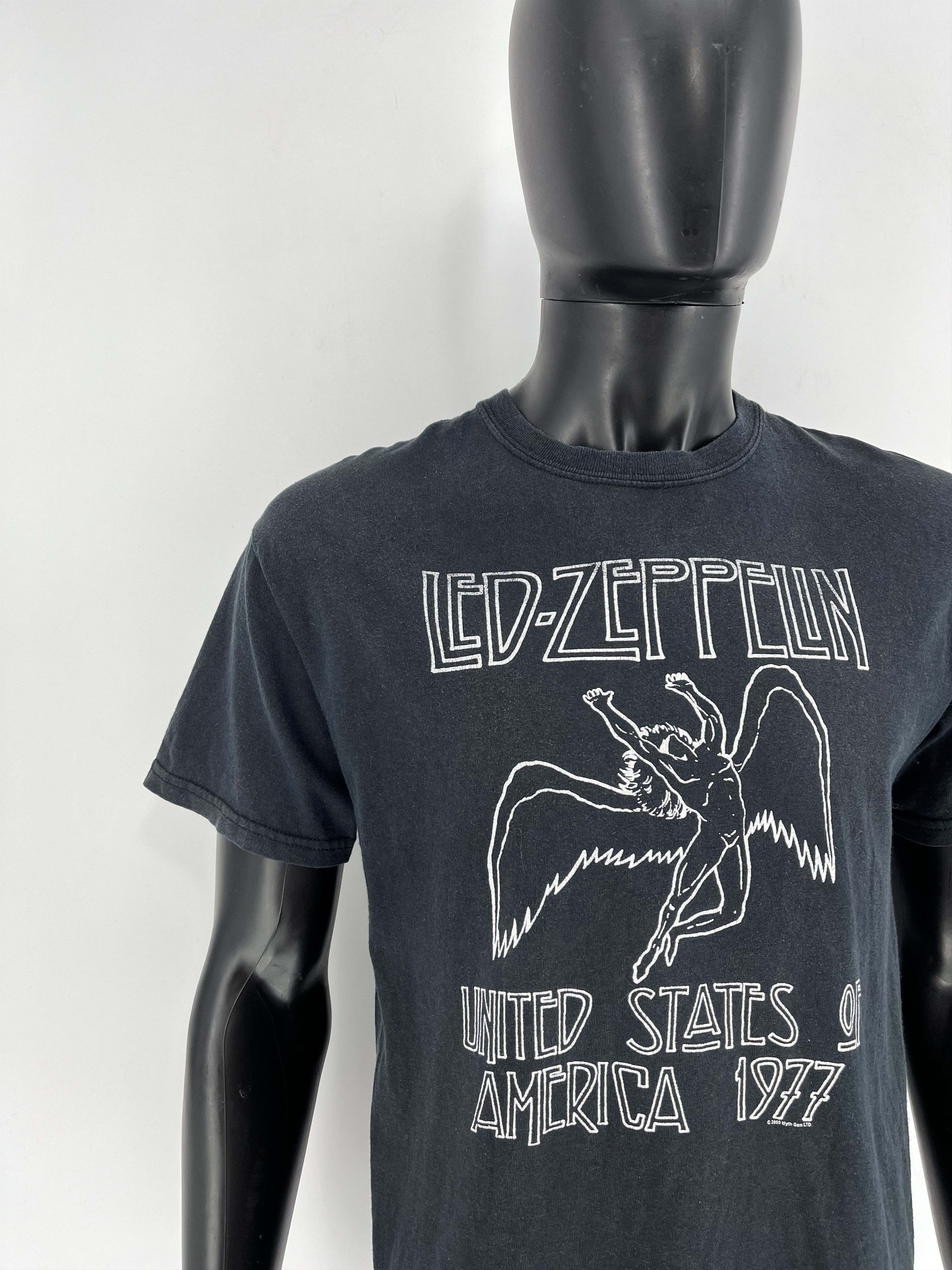 Band Tees × Vintage VINTAGE 2000 LED ZEPPELIN 'UNITED STATES OF AMERICA 1977' Size US M / EU 48-50 / 2 - 6 Thumbnail