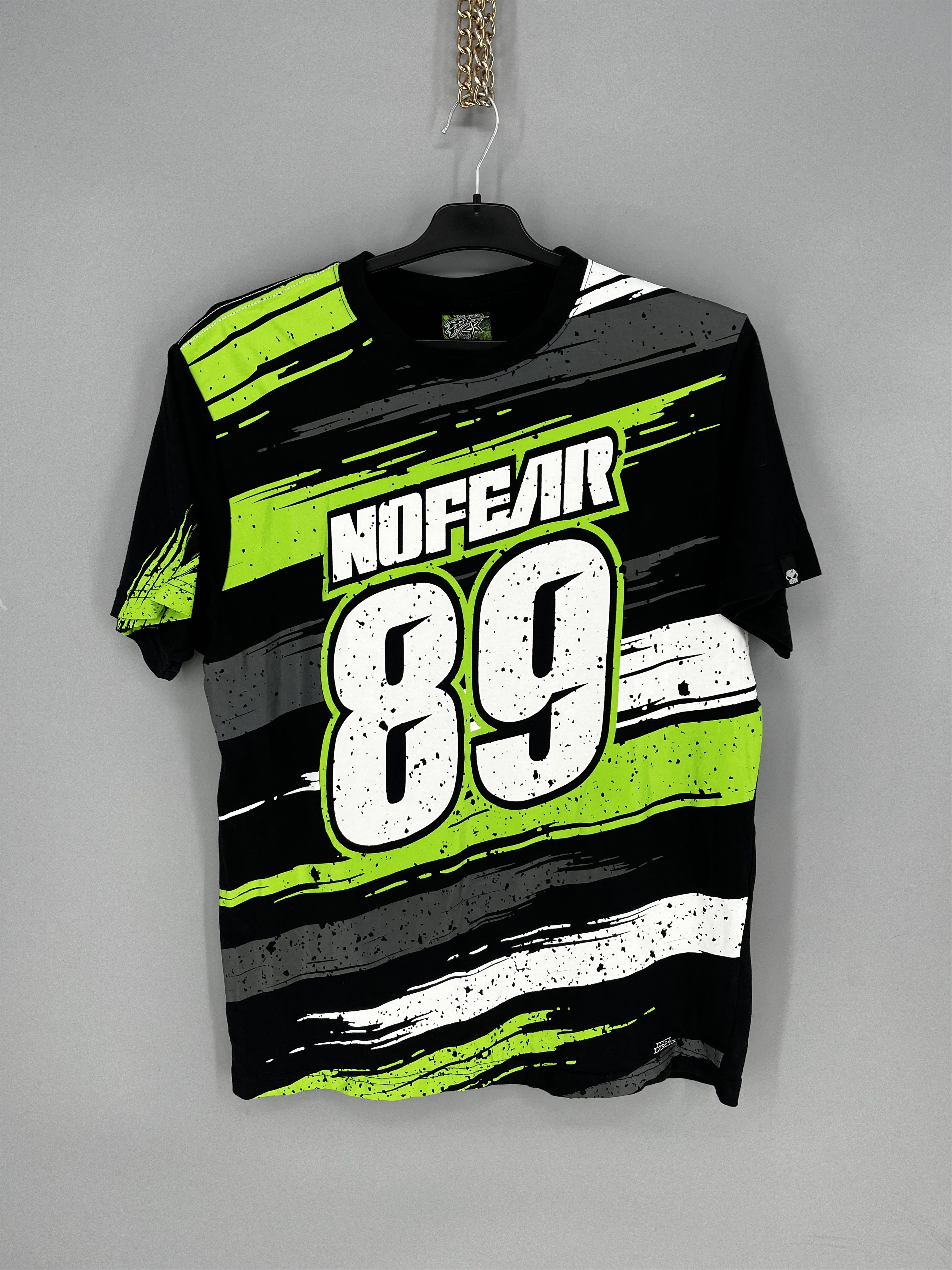 No Fear Y2k Vintage No Fear Overprint Fox Racing Monster Energy Tee Size US M / EU 48-50 / 2 - 1 Thumbnail