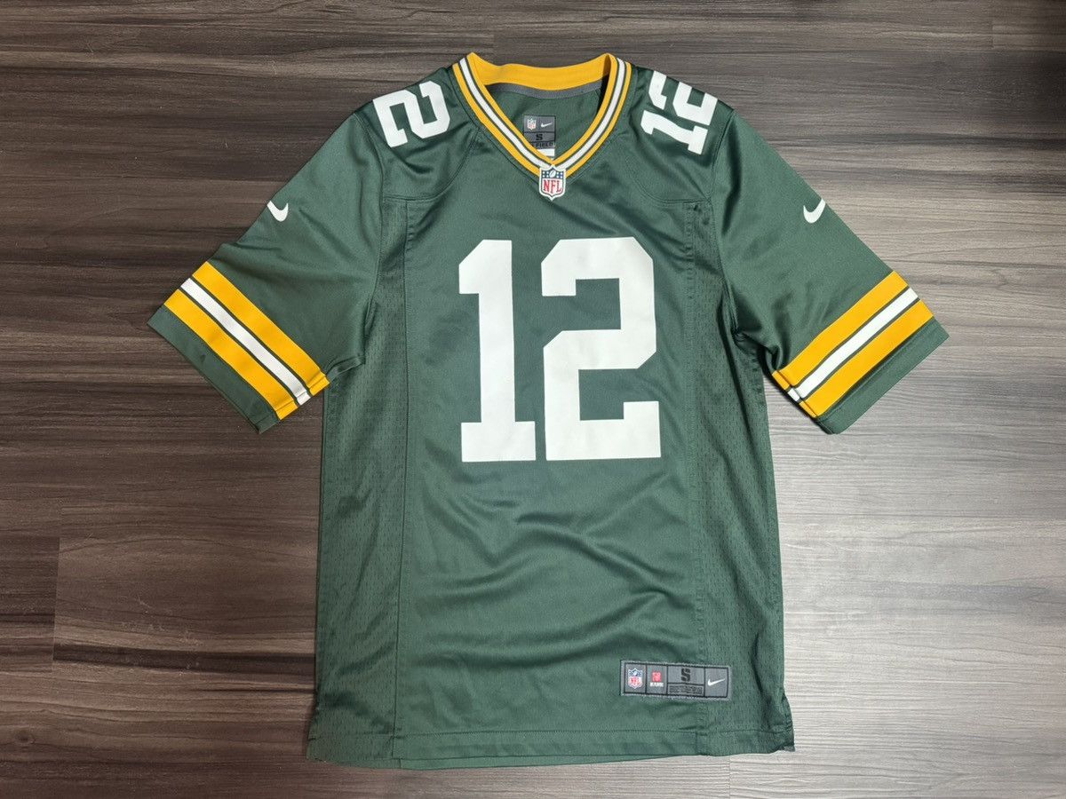 Nike Green Bay Packers Aaron Rodgers #12 NFL On Field Home Jersey Size US S / EU 44-46 / 1 - 1 Thumbnail