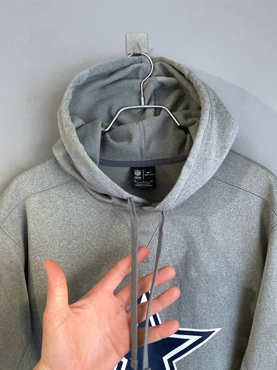 Nike Nike x NFL Dallas Cowboys Men's Therma Fit Gray Hoodie, Sz M Size US M / EU 48-50 / 2 - 5 Thumbnail