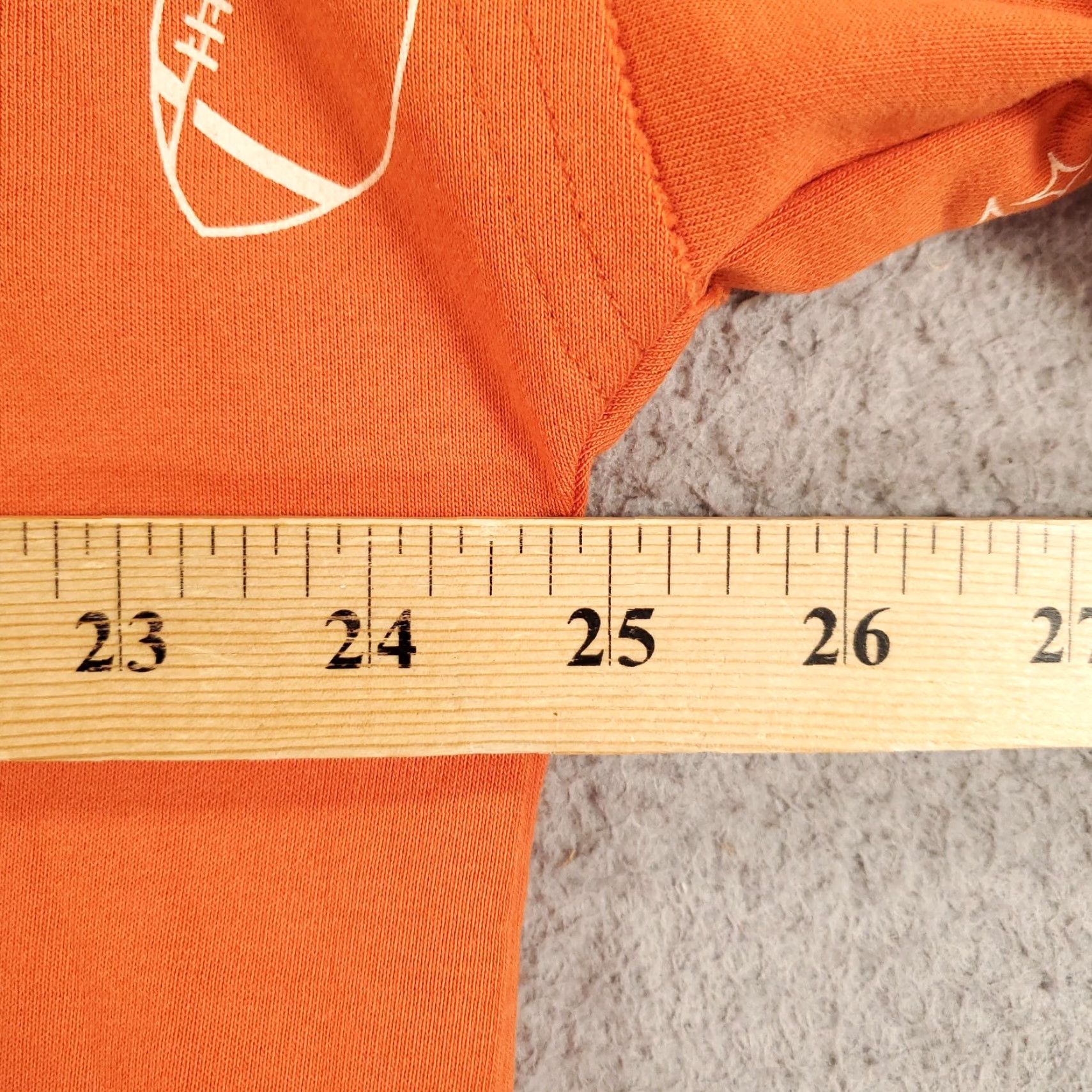 Whistles UMGEE Blouse Womens L Orange Football Graphic Sweater Helmets Trophy Whistle Size L / US 10 / IT 46 - 4 Thumbnail