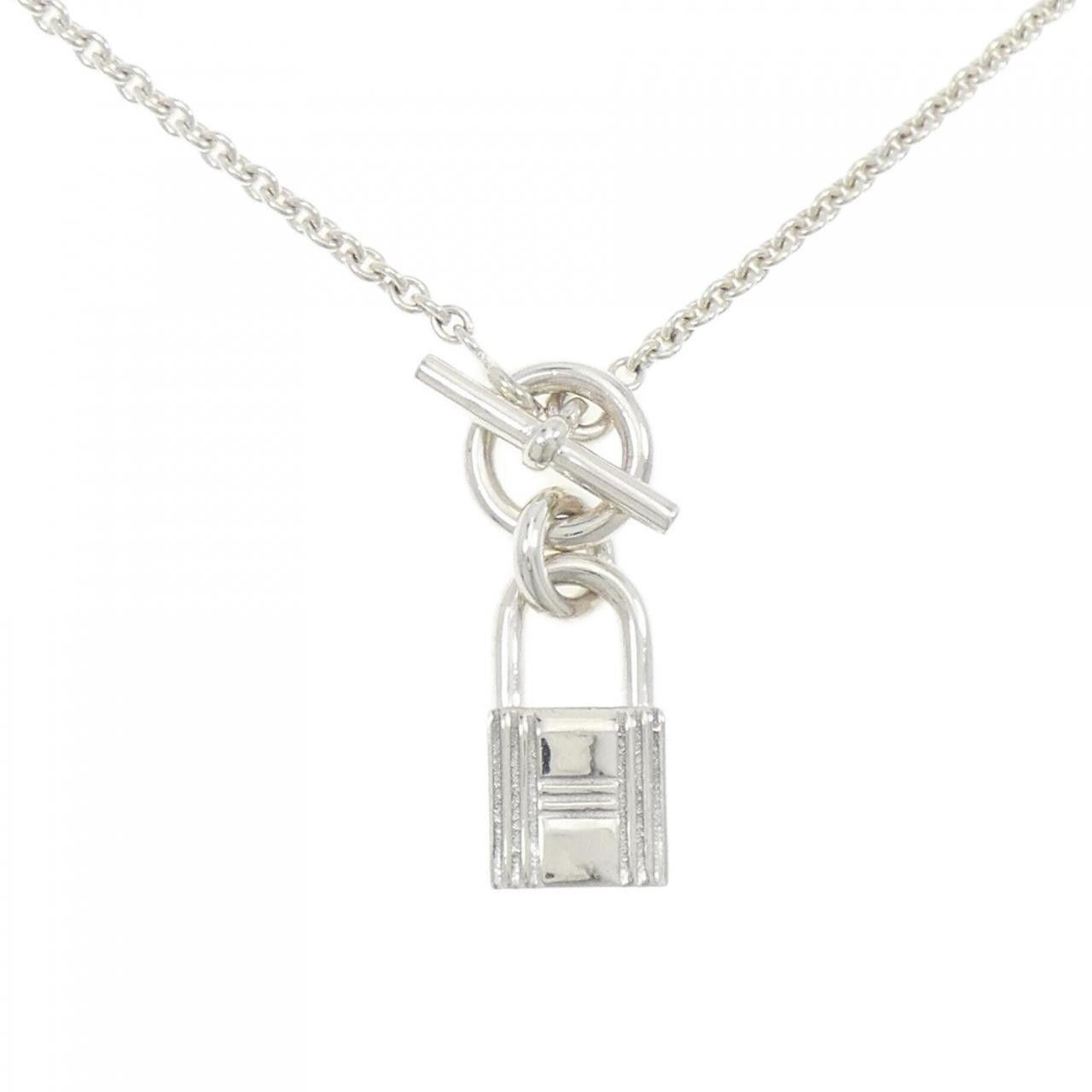 Hermes Hermes Hermès Amulette Cadena 925 Silver Necklace Metal Necklace DUTY FREE for USA Size ONE SIZE - 1 Thumbnail