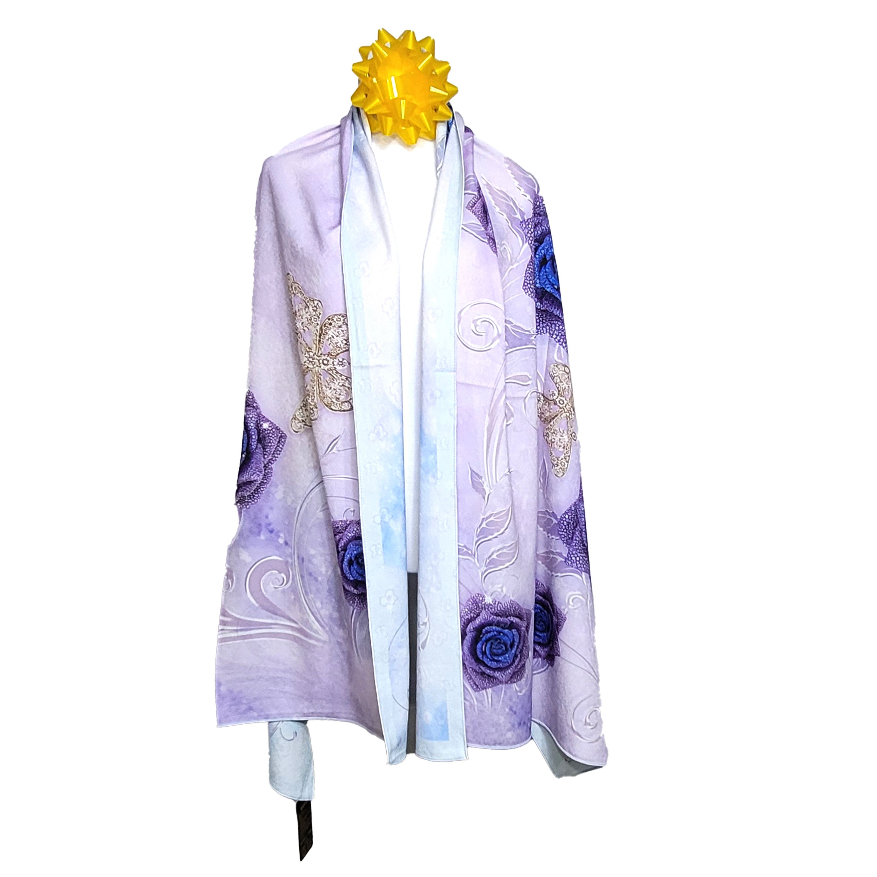 Other Double-Sided Silk Scarf 27"x70" Long Rectangle 3322 Size ONE SIZE - 4 Thumbnail
