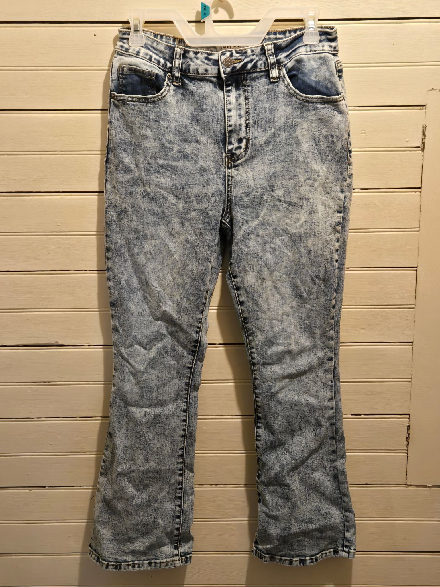 Other Satin Doll Jeans Womens 8 Acid Wash Bootcut High Rise Light Size 30" / US 8 / IT 44 - 1 Thumbnail