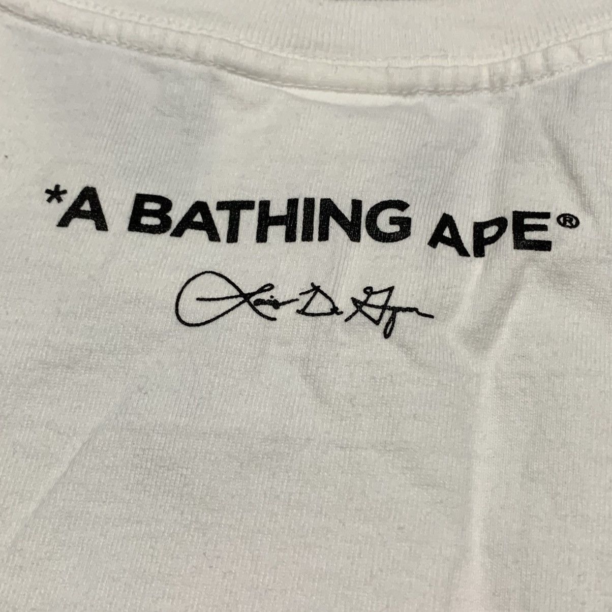 Bape Bape Medium Louis De Guzman Baby Milo White Tee Bathing Ape Size US M / EU 48-50 / 2 - 4 Thumbnail