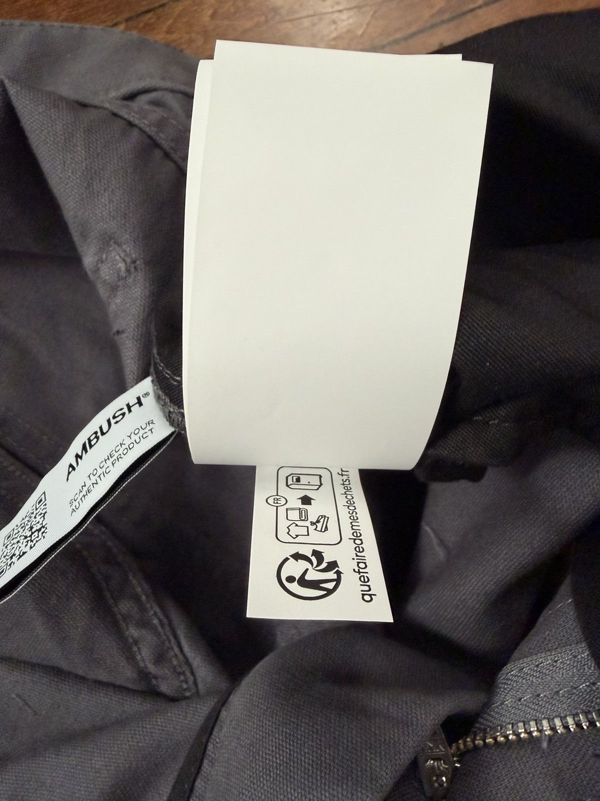 Ambush Design $1k Multi-pocket, wide-leg cotton cargo pants, Large, Italy Size US 34 / EU 50 - 20 Thumbnail