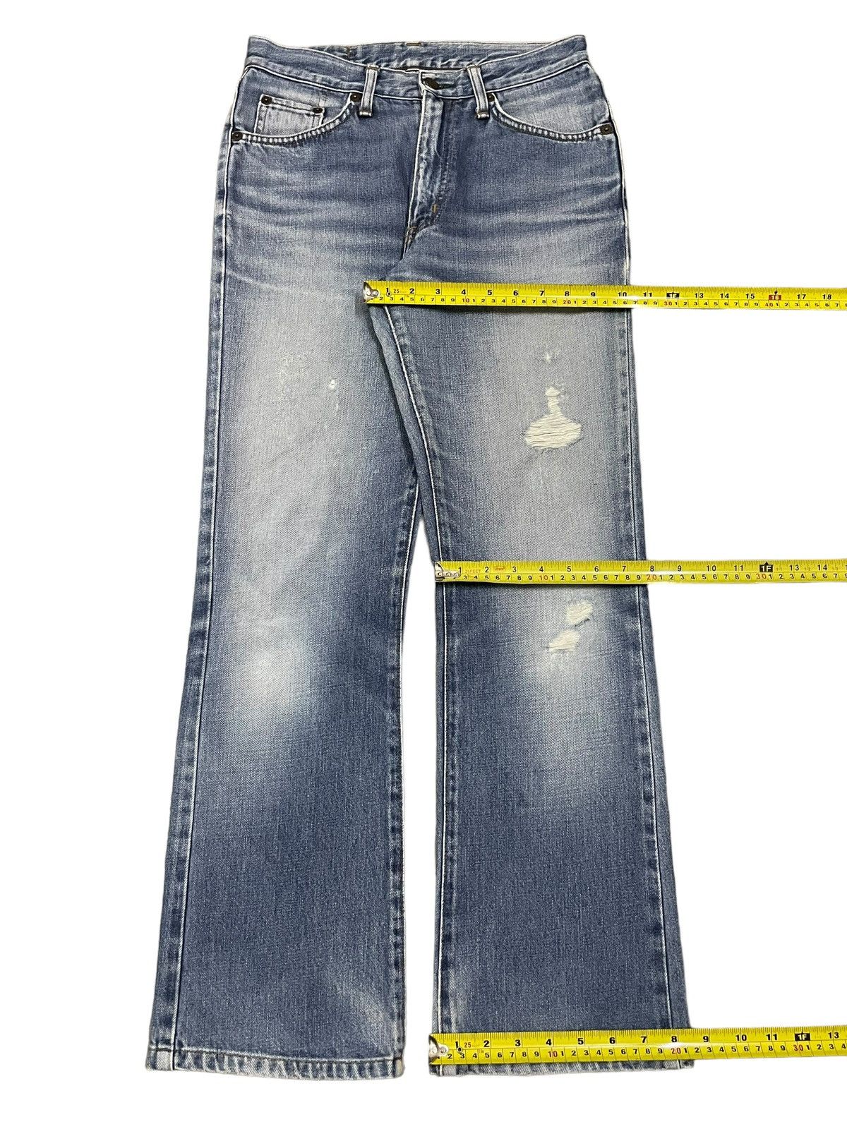 Edwin Vintage Edwin Extra Extreme Blue Fade Wash Bootcut Jeans Size US 29 - 16 Thumbnail