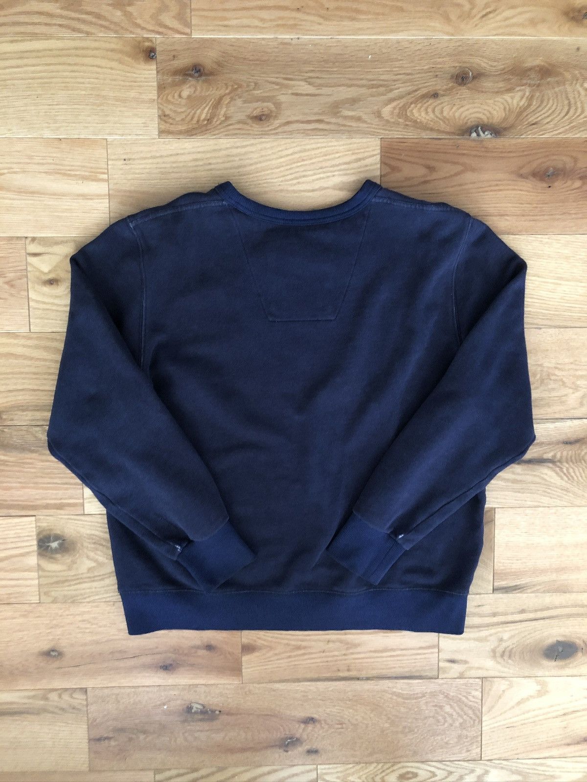 G-Star G-star Raw Spellout Logo Navy Crewneck Size L Size US L / EU 52-54 / 3 - 2 Thumbnail