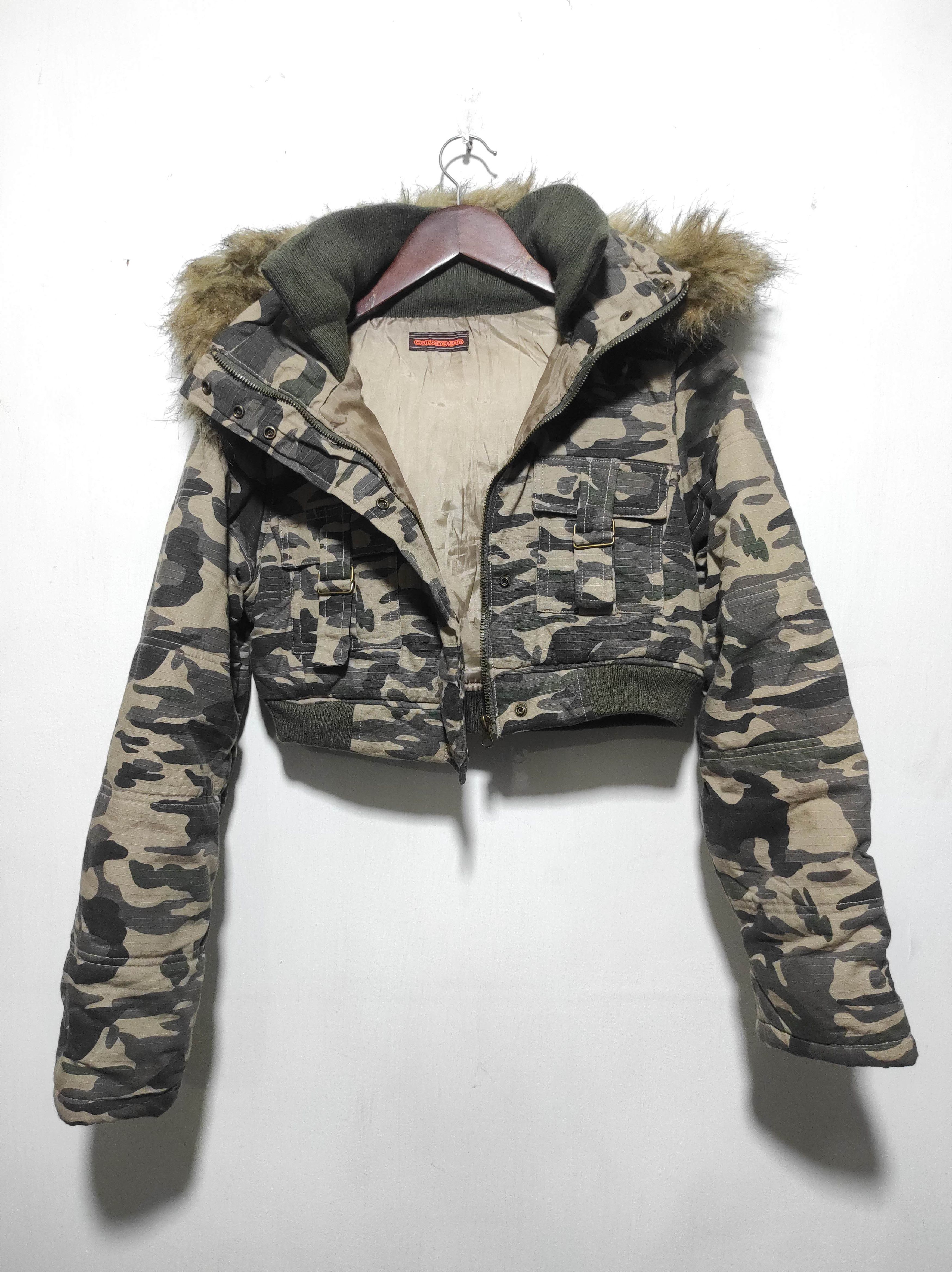 Hysteric Glamour Coloring gem Crop Camo Zip Hoodie Parka Jacket Size M / US 6-8 / IT 42-44 - 11 Thumbnail