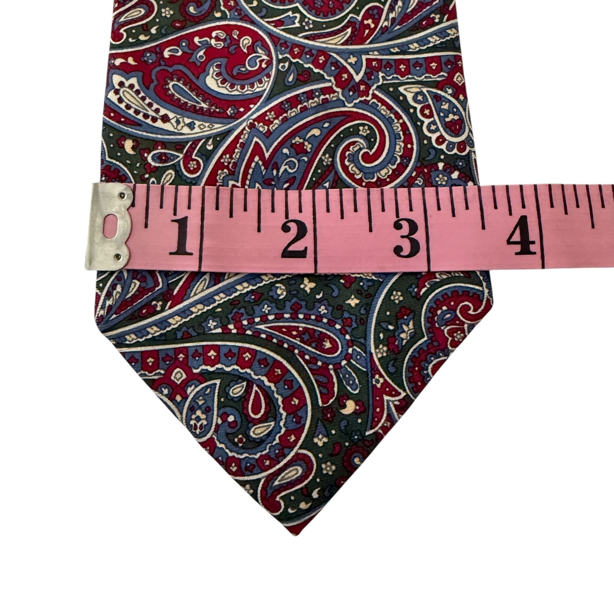 Polo Ralph Lauren Vintage NOS Polo Ralph Lauren Paisley Necktie Silk Hand Made Size ONE SIZE - 10 Thumbnail