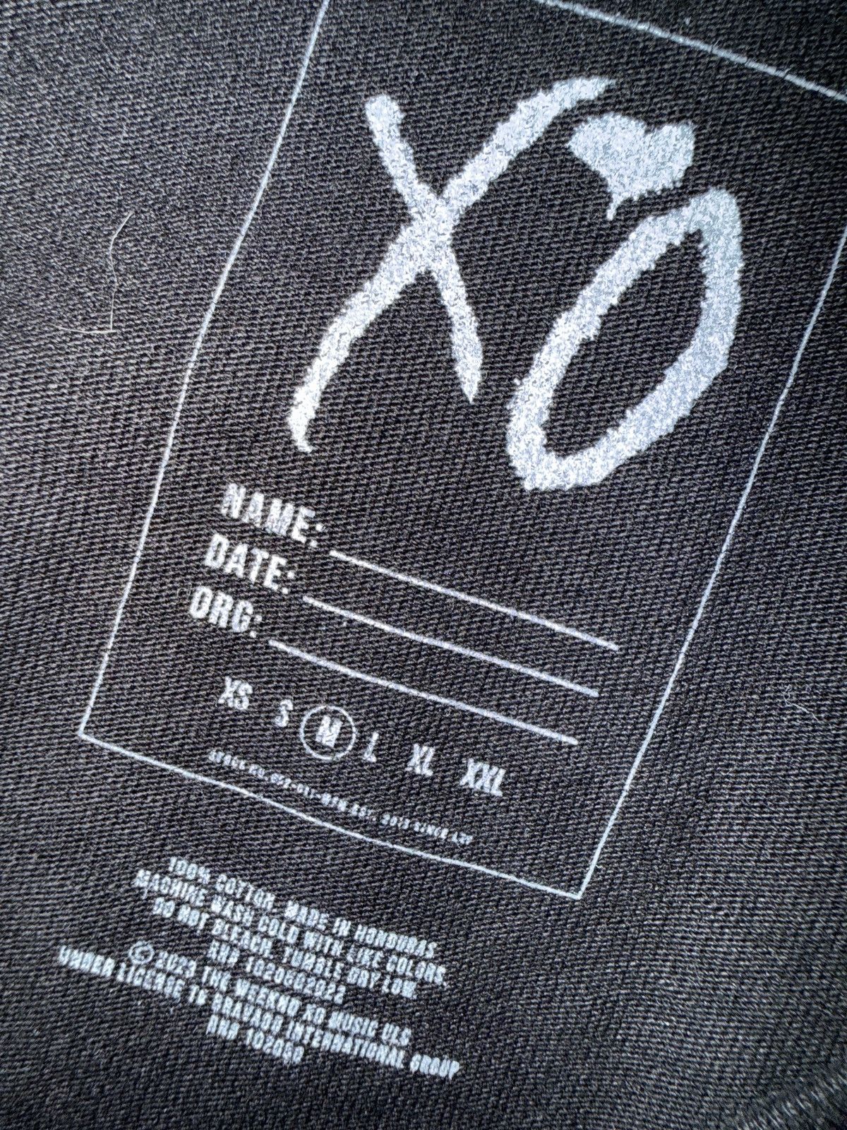 The Weeknd XO The Weeknd Japan Graphic Tee Black M Size US M / EU 48-50 / 2 - 3 Thumbnail