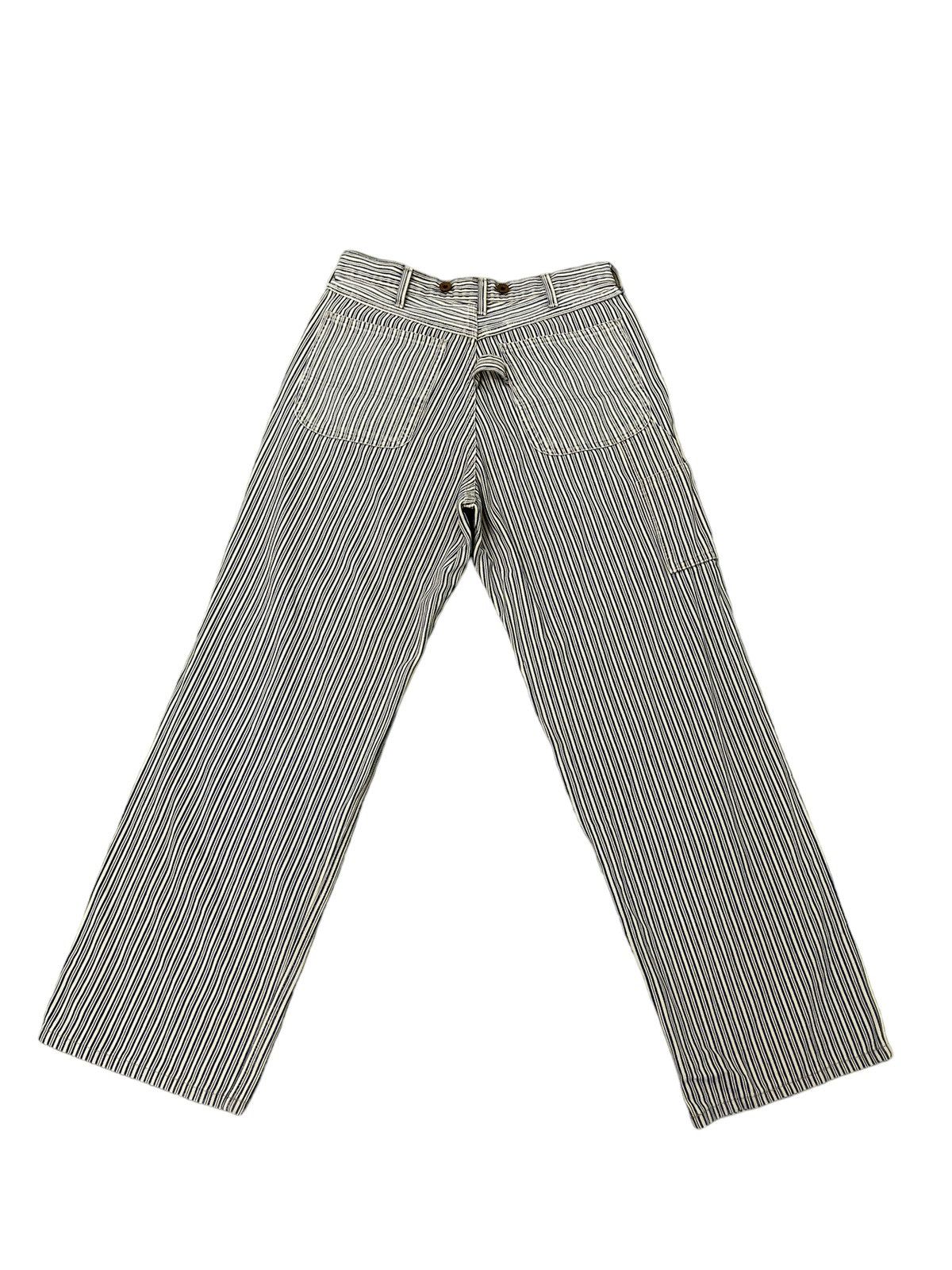 Japanese Brand Carpenter Jeans Hickory Blue Way Japan Wide Loose 7🟦7 Size US 30 / EU 46 - 1 Thumbnail