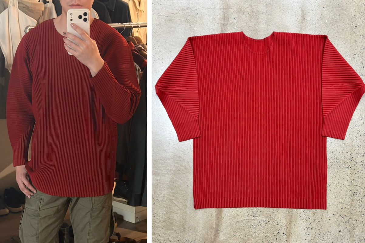 Homme Plisse Issey Miyake Issey Miyake HP long sleeve T-Shirt JK102 Size US L / EU 52-54 / 3 - 1 Thumbnail