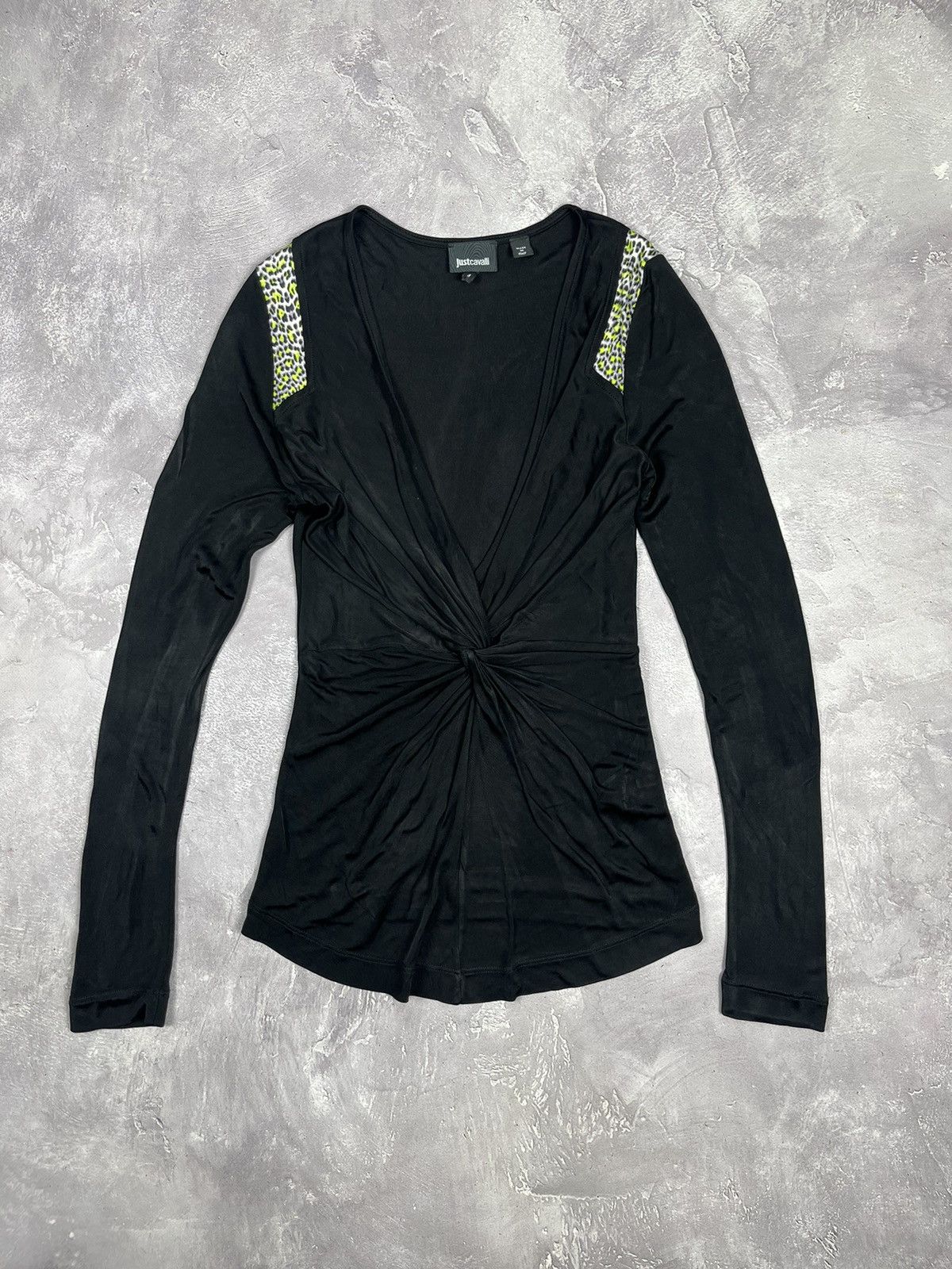Roberto Cavalli Just Cavalli Women’s Long Sleeve Shirt Top Designer Vintage Size M / US 6-8 / IT 42-44 - 1 Thumbnail