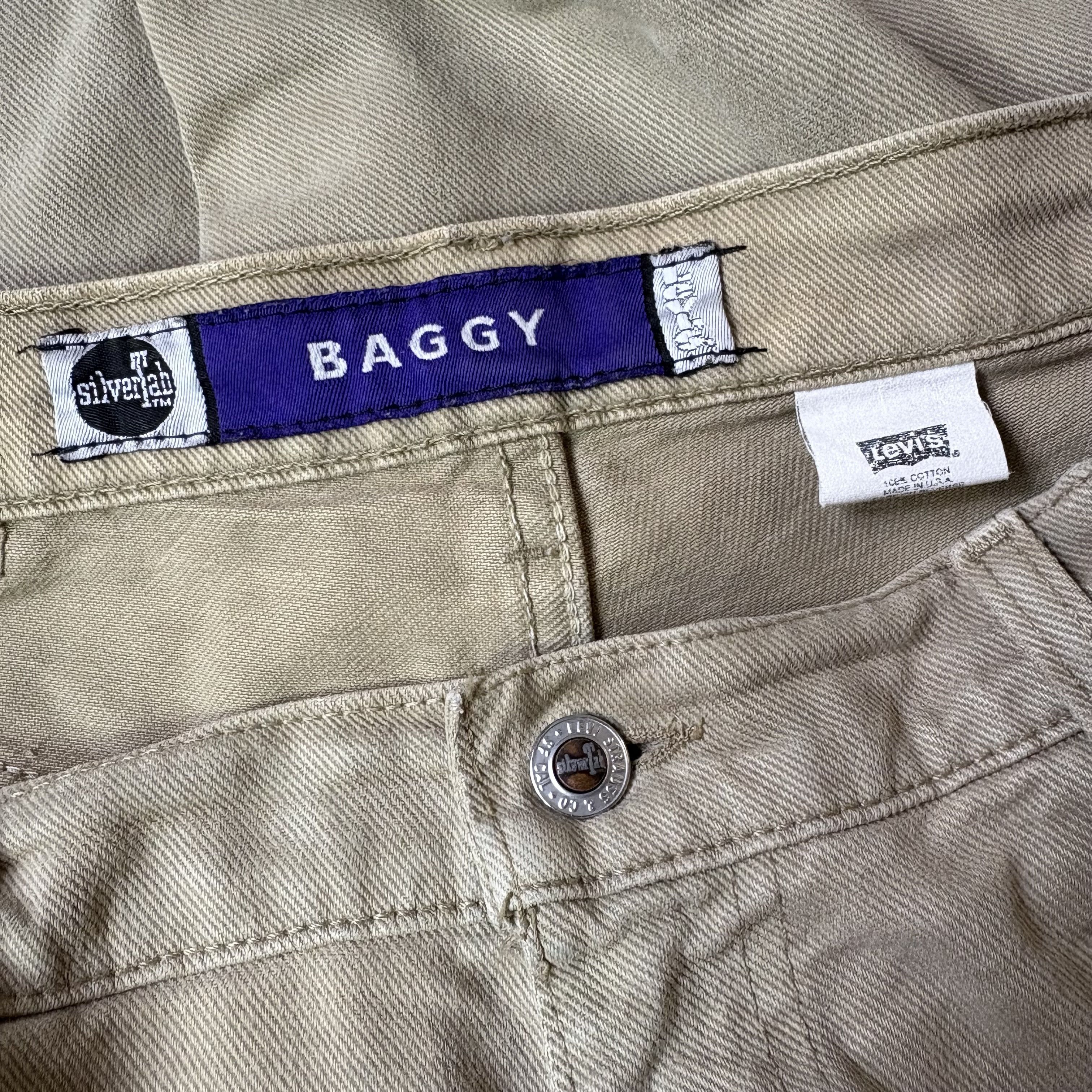 Levi's VINTAGE LEVI'S SILVER TAB (BAGGY) Size US 36 / EU 52 - 4 Thumbnail