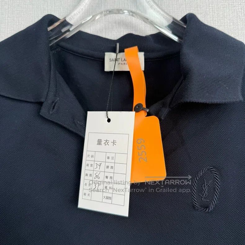 Saint Laurent Paris Saint Laurent Paris Black Short Sleeve Shirt Size S / US 4 / IT 40 - 2 Thumbnail