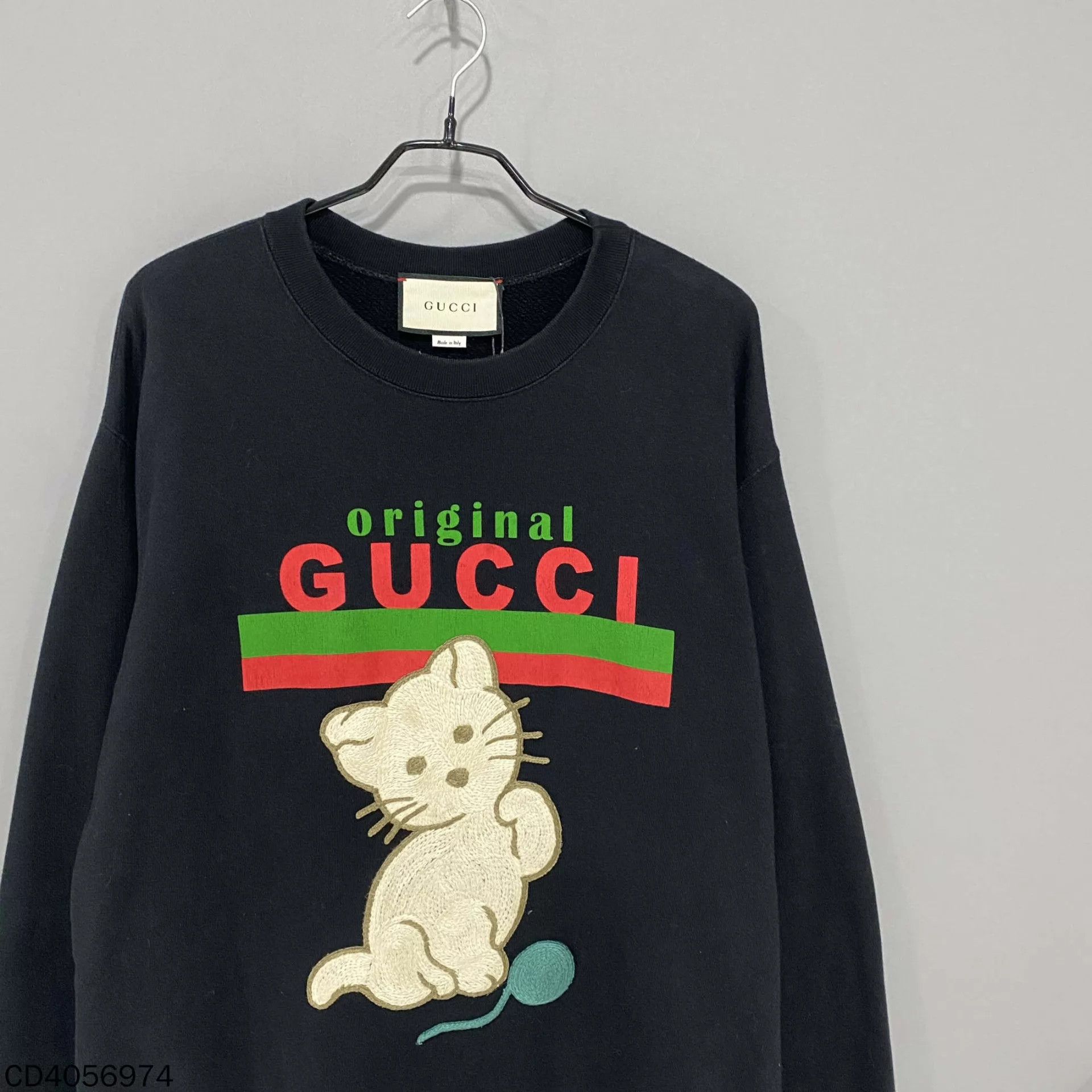 Gucci GUCCI Kitten Embroidered Logo Hoodie S Size S / US 4 / IT 40 - 2 Thumbnail