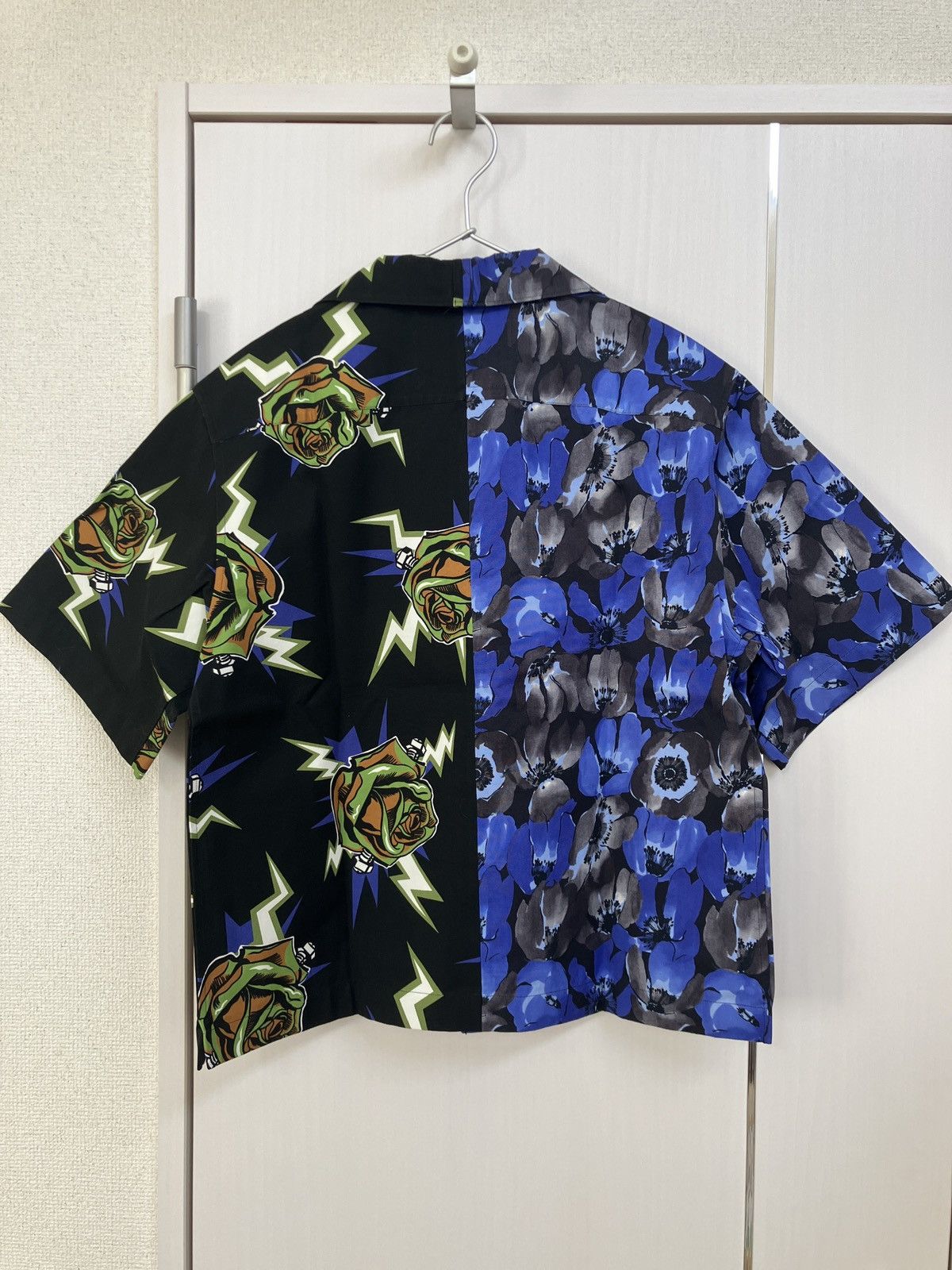 Prada Prada Double Match FW19 Heavyweight Poplin Bowling Shirts Size US S / EU 44-46 / 1 - 3 Thumbnail