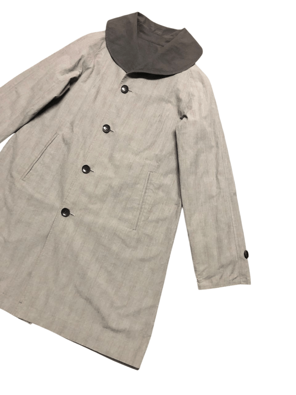 Beams Japan Beams Boys Rivesible Overcoat Plaid Brown Design rare Size US S / EU 44-46 / 1 - 6 Thumbnail