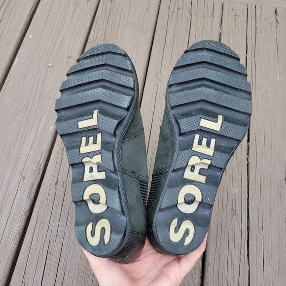 SOREL Sorel Joan Of Arctic Wedge II Distressed Black Leather Chels Size US 8 / IT 38 - 7 Thumbnail
