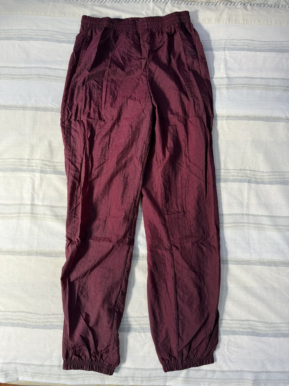 Reebok Vintage 1990s Reebok Warmup Full Tracksuit Maroon Size L Size US L / EU 52-54 / 3 - 11 Thumbnail
