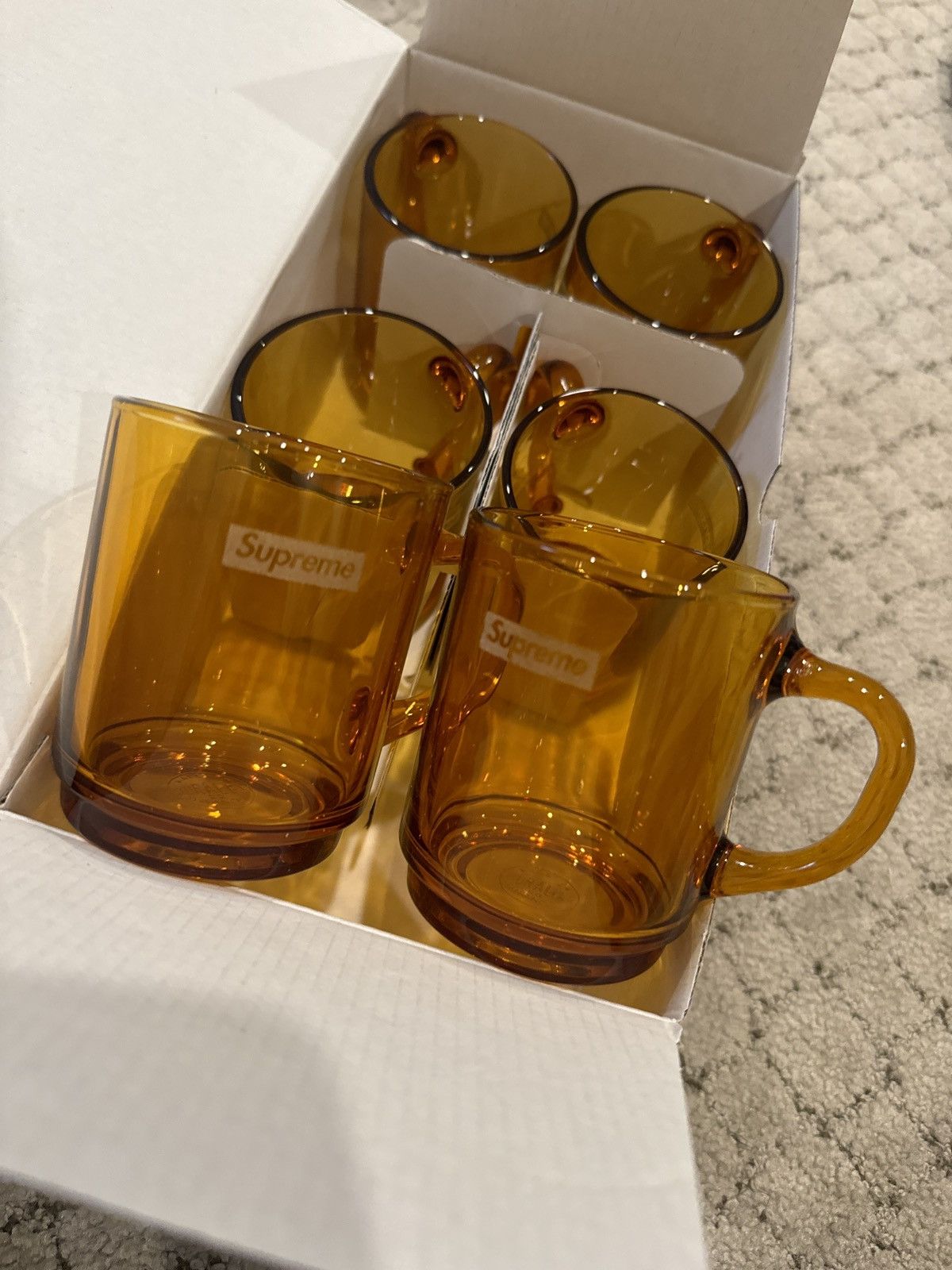 Supreme Supreme Duralex Versailles small cups set Size ONE SIZE - 3 Thumbnail