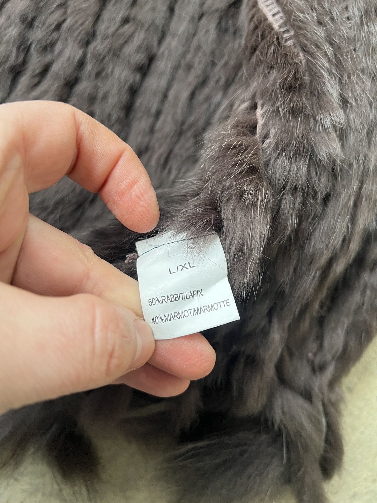 Other F4 Angeliquel Rabbit/Marmot Fur Vest Size L / US 10 / IT 46 - 7 Thumbnail
