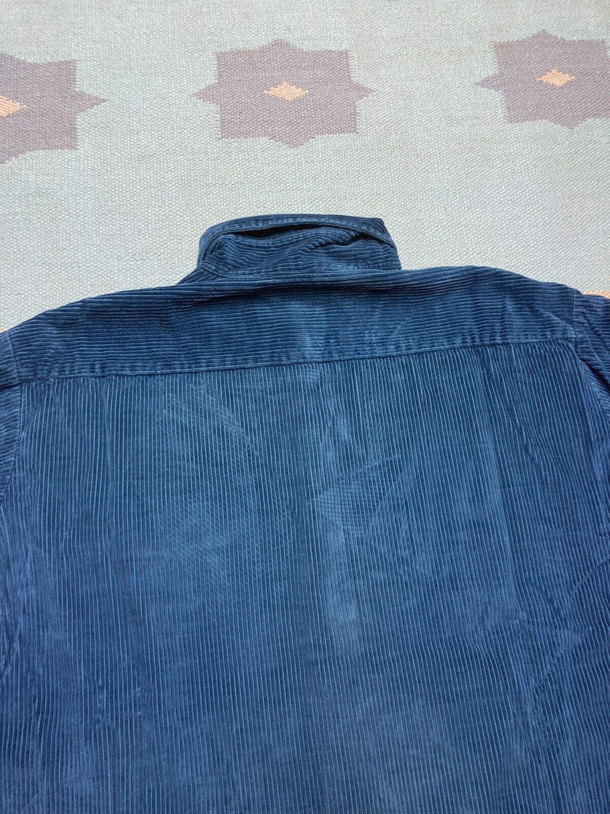 Vintage VTG 60s wide wale corduroy button shirt donegal navy blue XL Size US XL / EU 56 / 4 - 9 Thumbnail